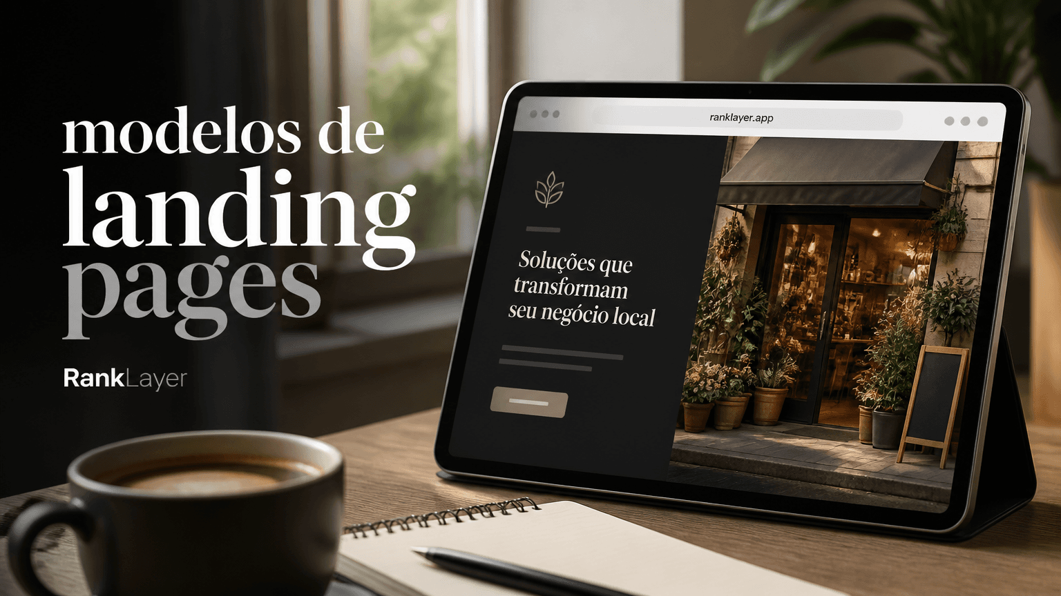 10 modelos de landing pages citáveis por IA para negócios locais