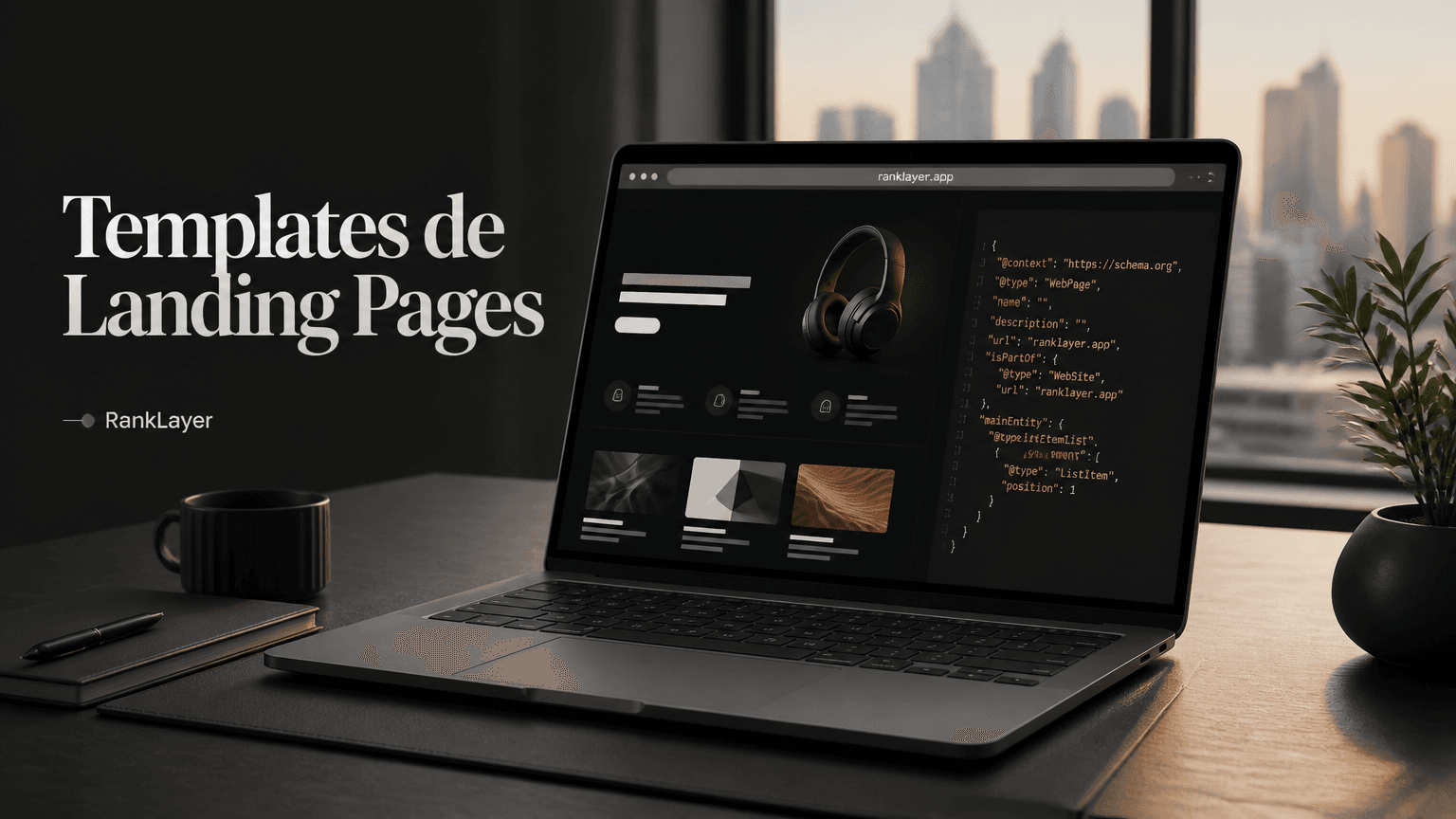 10 Templates de Landing Pages Citáveis por IA, com Copy e JSON-LD Prontos