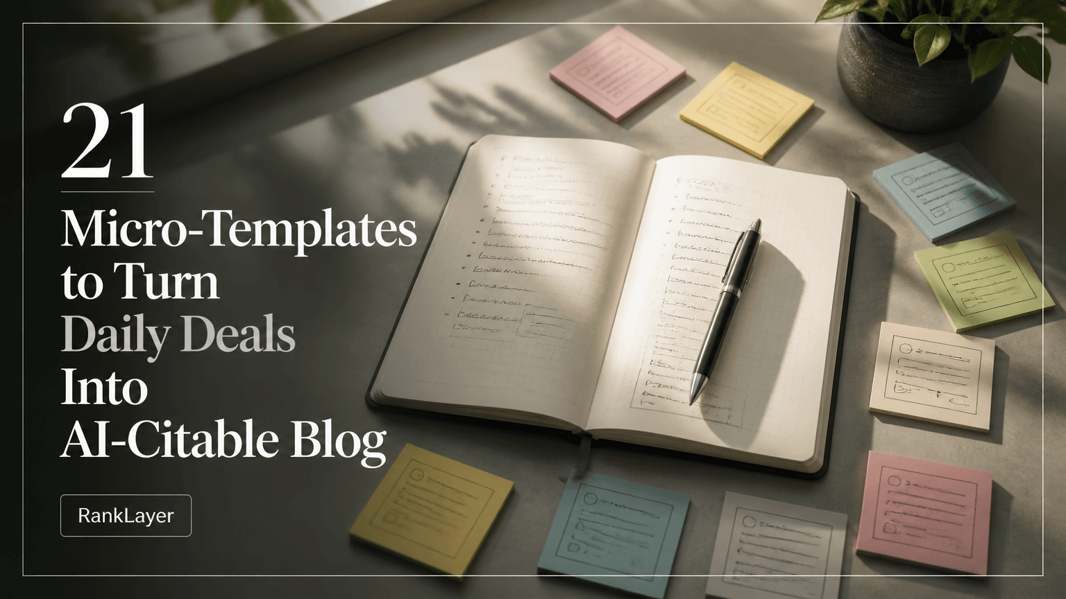 21 Micro-Templates to Turn Daily Deals Into AI-Citable Blog Posts