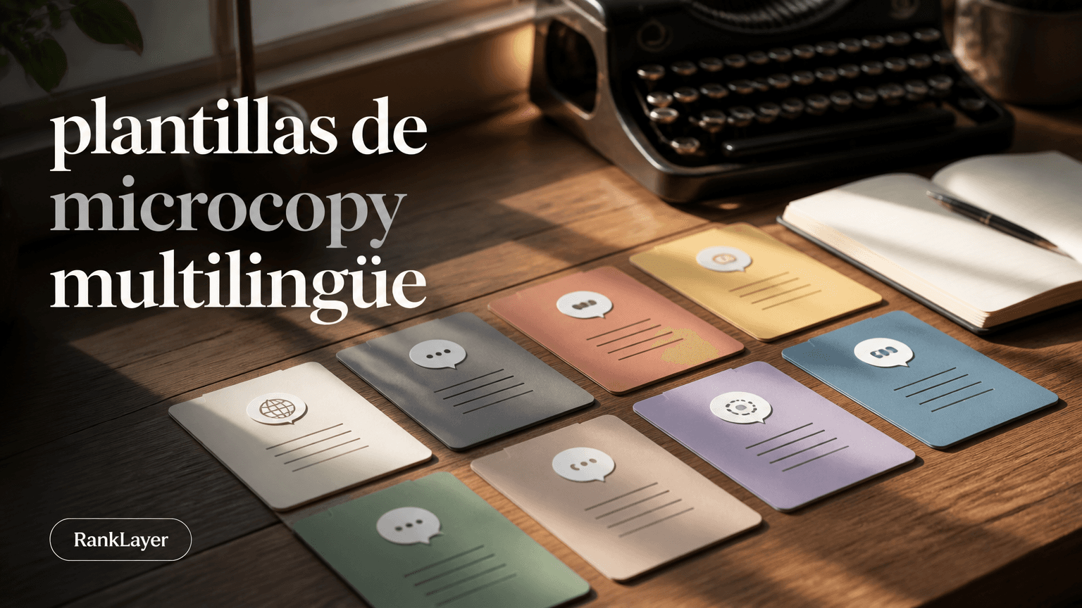 25 plantillas de microcopy multilingüe que pueden citar ChatGPT y Gemini