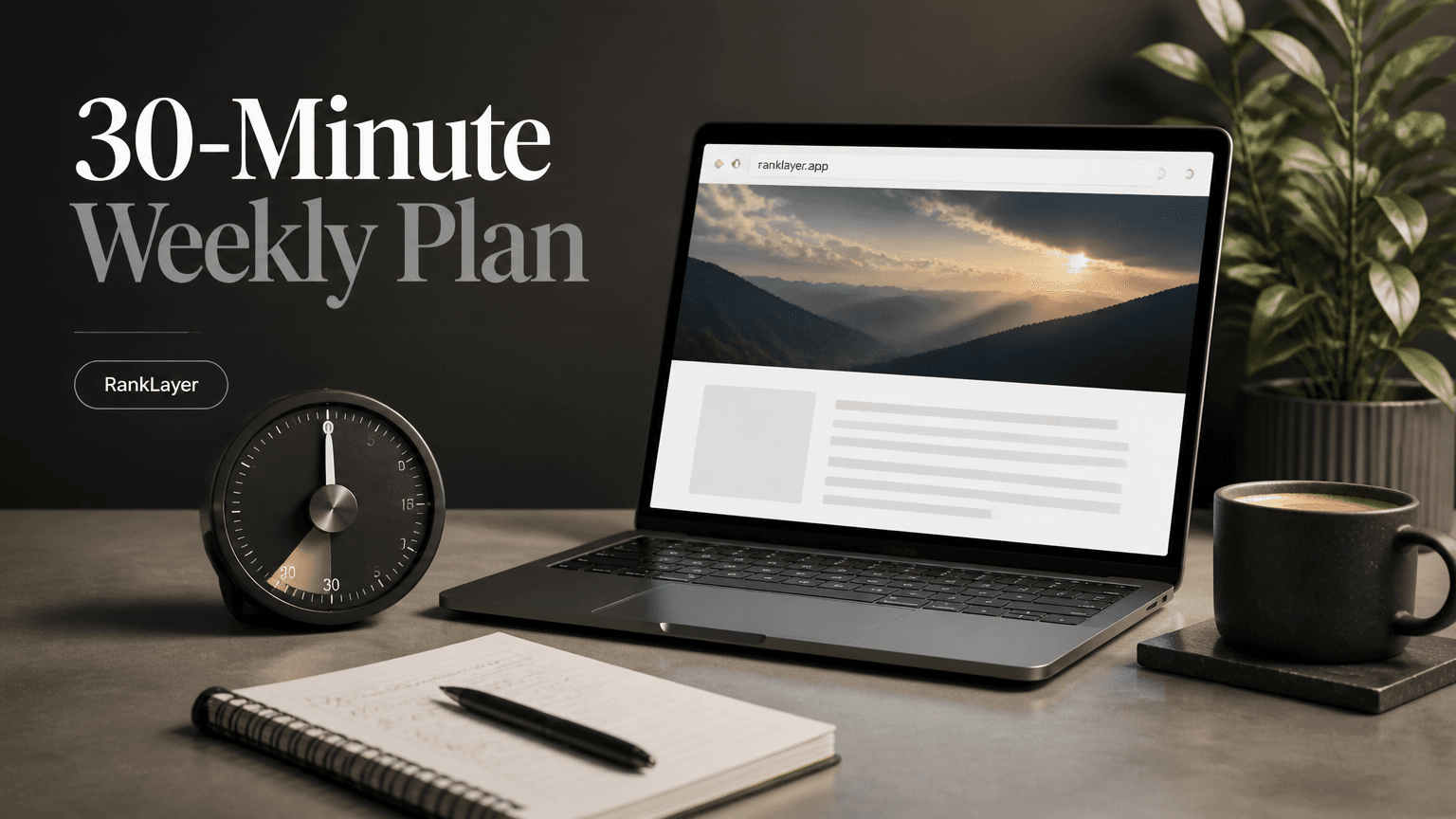The 30-Minute Weekly Plan to Automate a Daily AI Blog