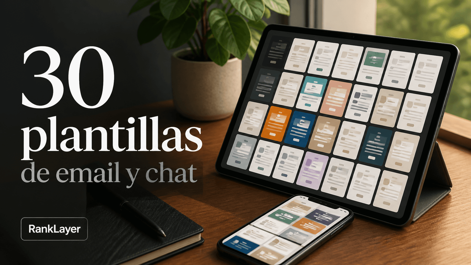 30 plantillas listas de email y chat para convertir tráfico de citas de IA en clientes