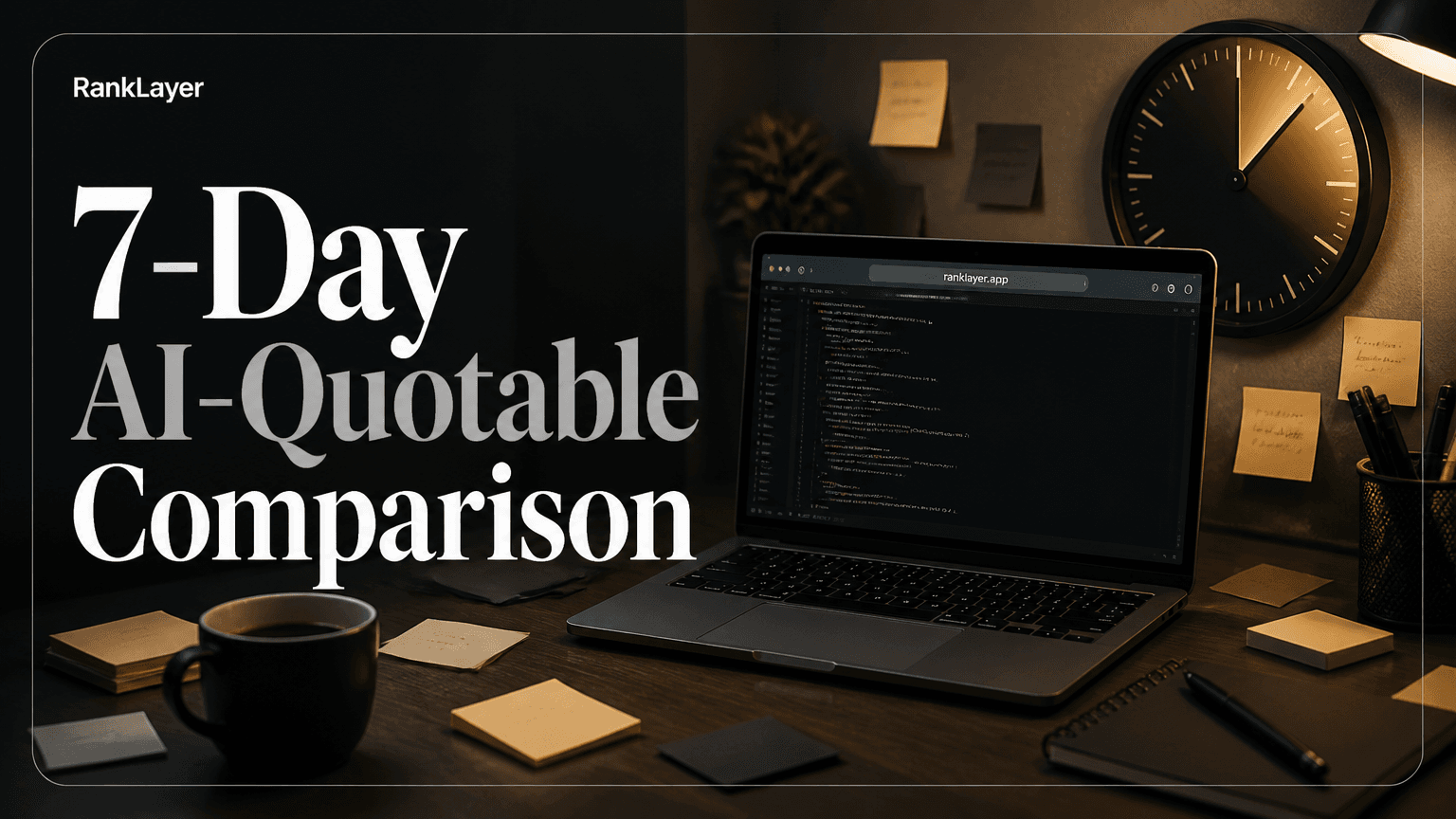 How to Build 10 AI-Quotable Comparison Pages in 7 Days, No Dev Required