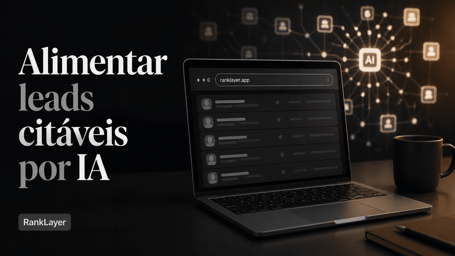 Como alimentar automaticamente leads citáveis por IA no seu CRM com RankLayer e Zapier