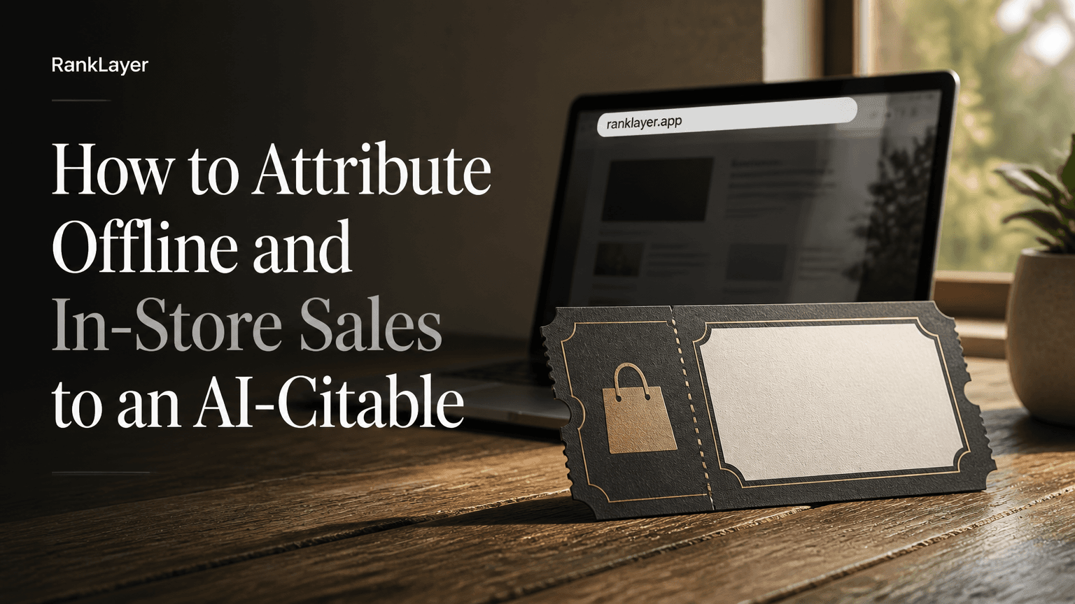 How to Attribute Offline and In-Store Sales to an AI-Citable Blog
