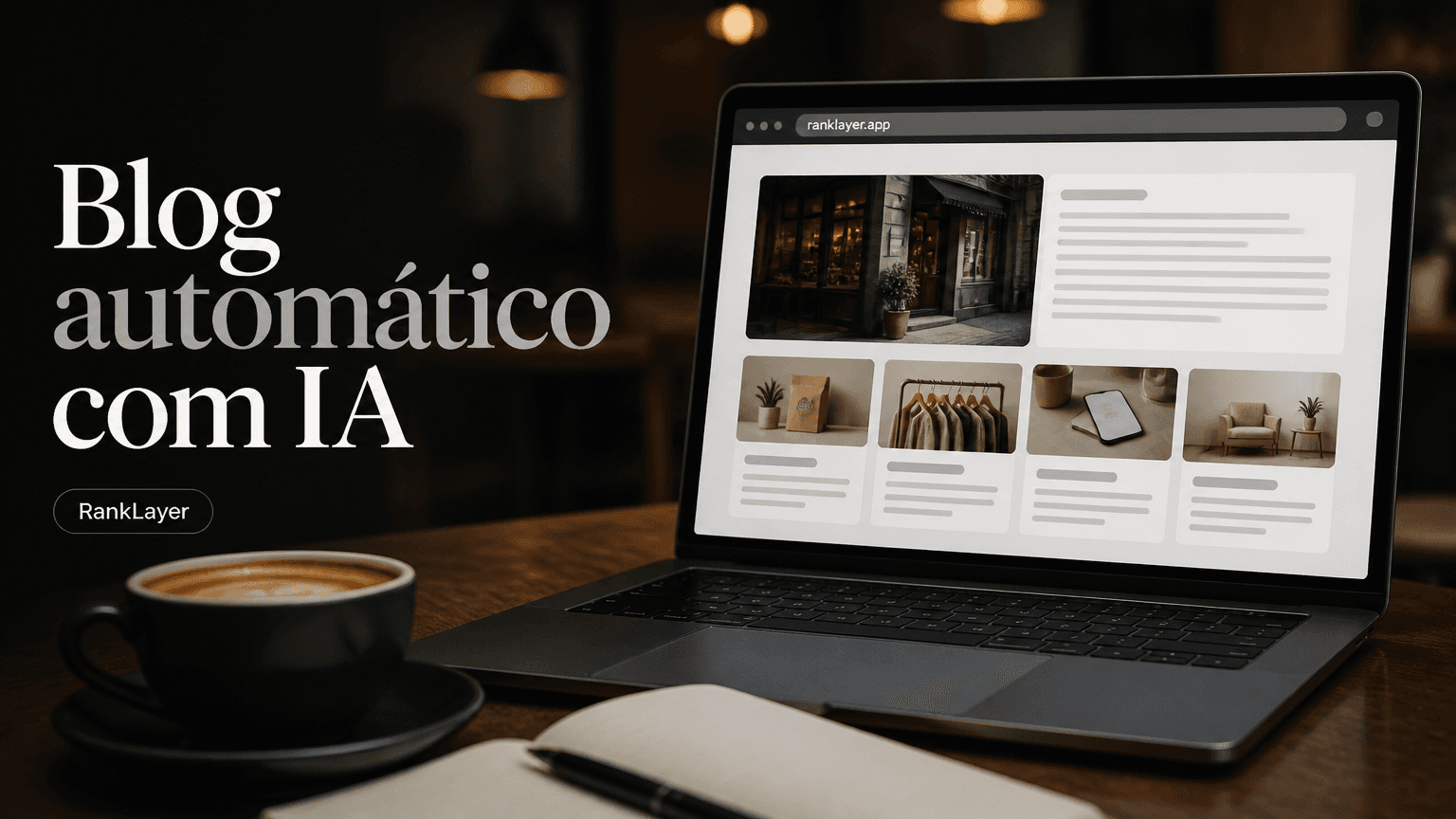 Blog automático com IA para franquias: presença local em escala, sem complicação