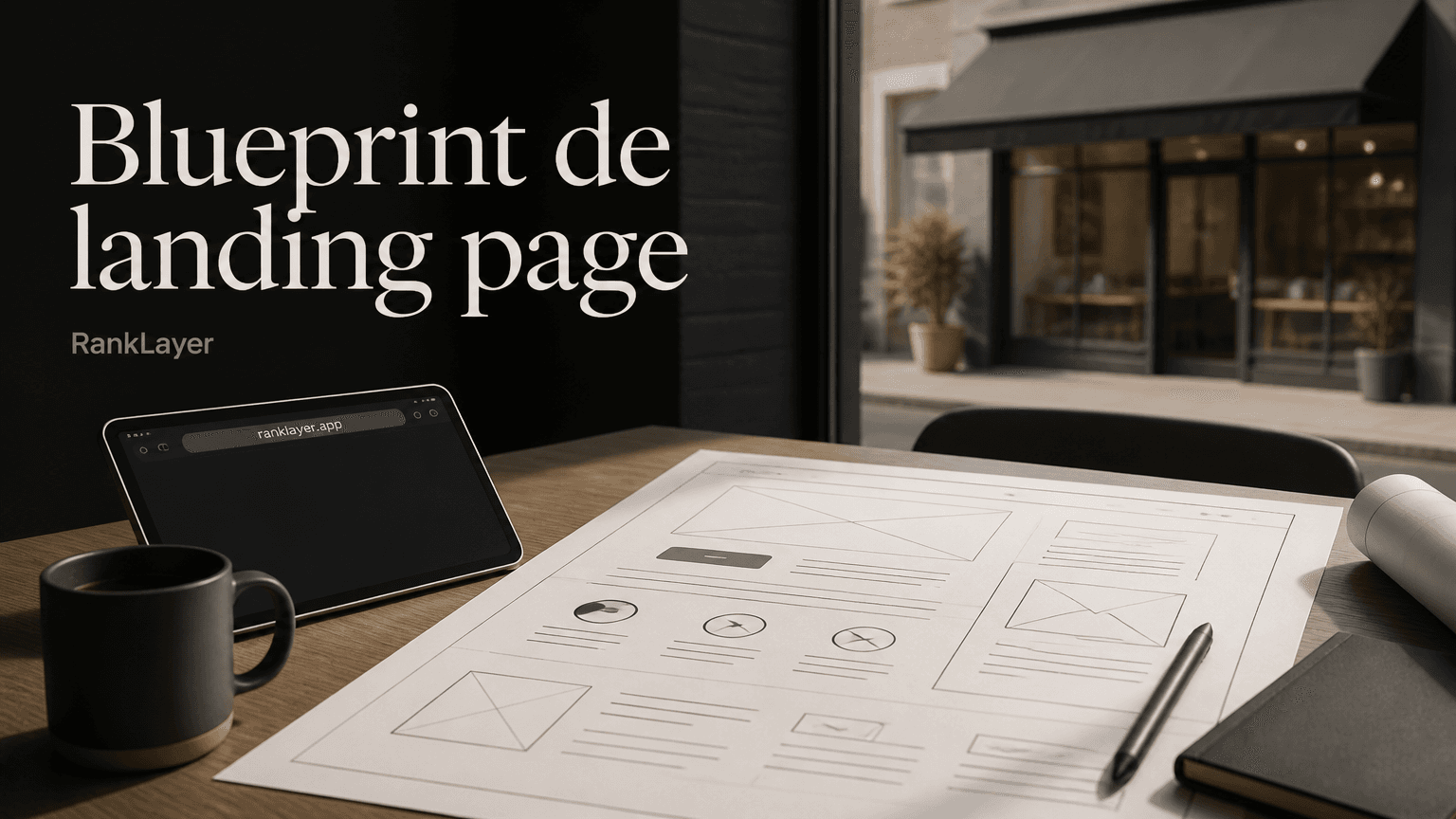Blueprint de landing page con IA para negocios locales en 10 minutos