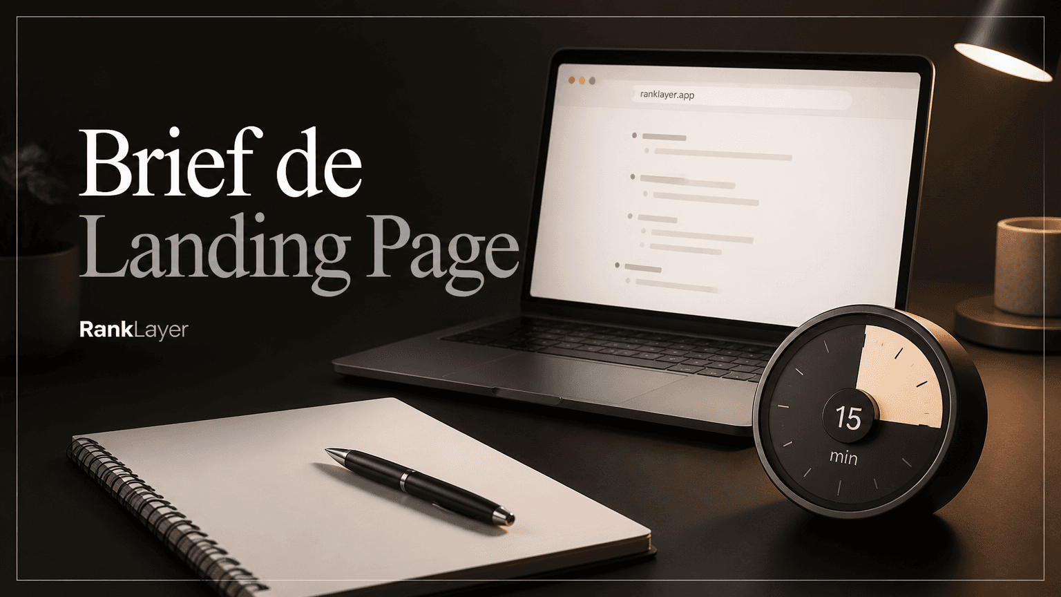 O brief de landing page em 15 minutos: o que seu negócio precisa informar para ser encontrado e citado por IAs