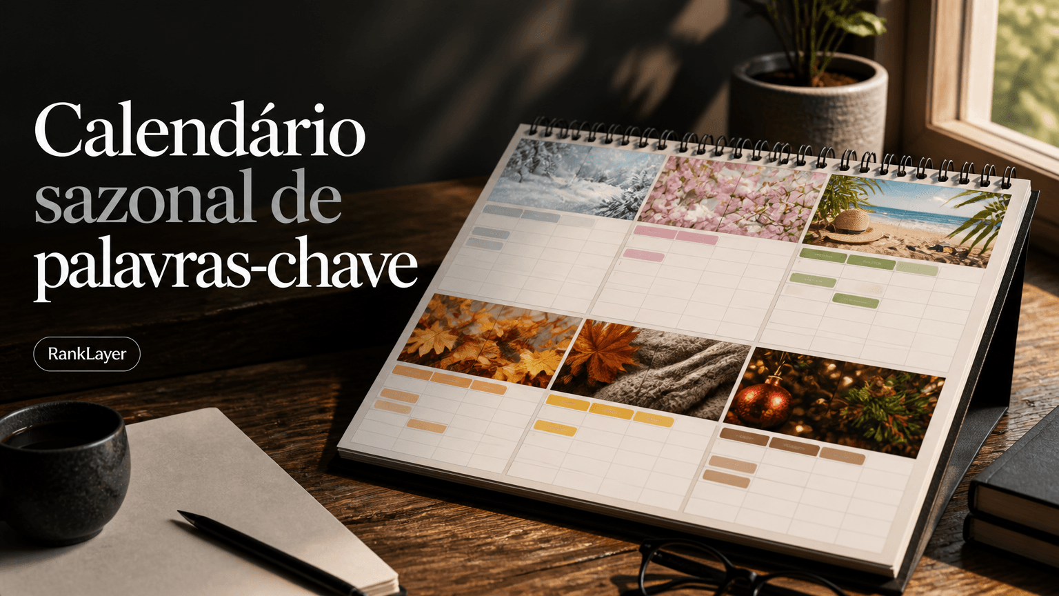 Como montar um calendário sazonal de palavras-chave para ser citado pelas IAs