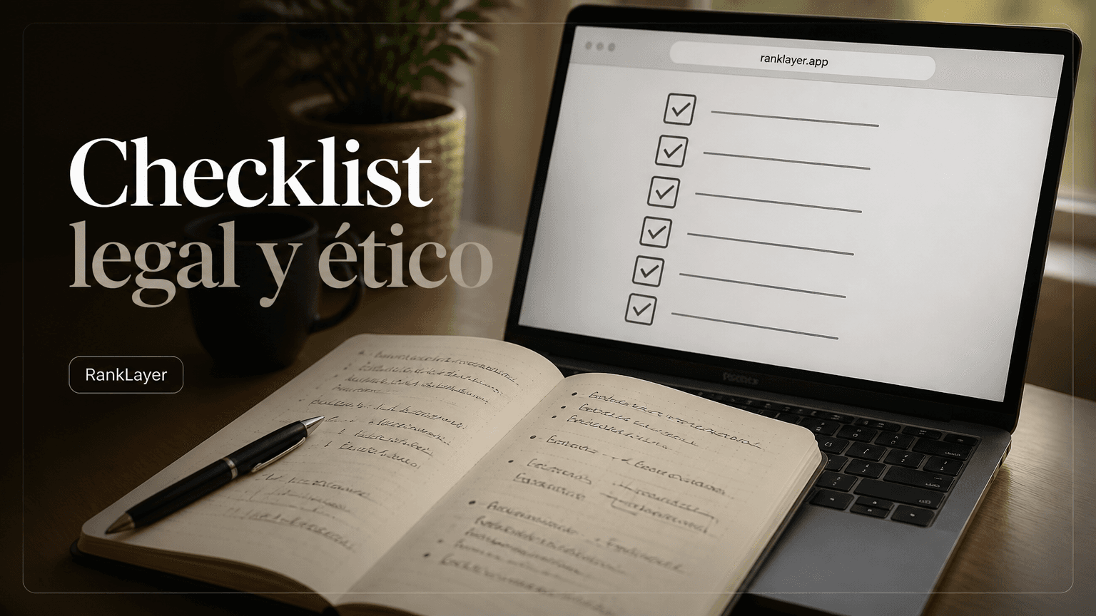 Checklist legal y ético para blogs auto publicados con IA