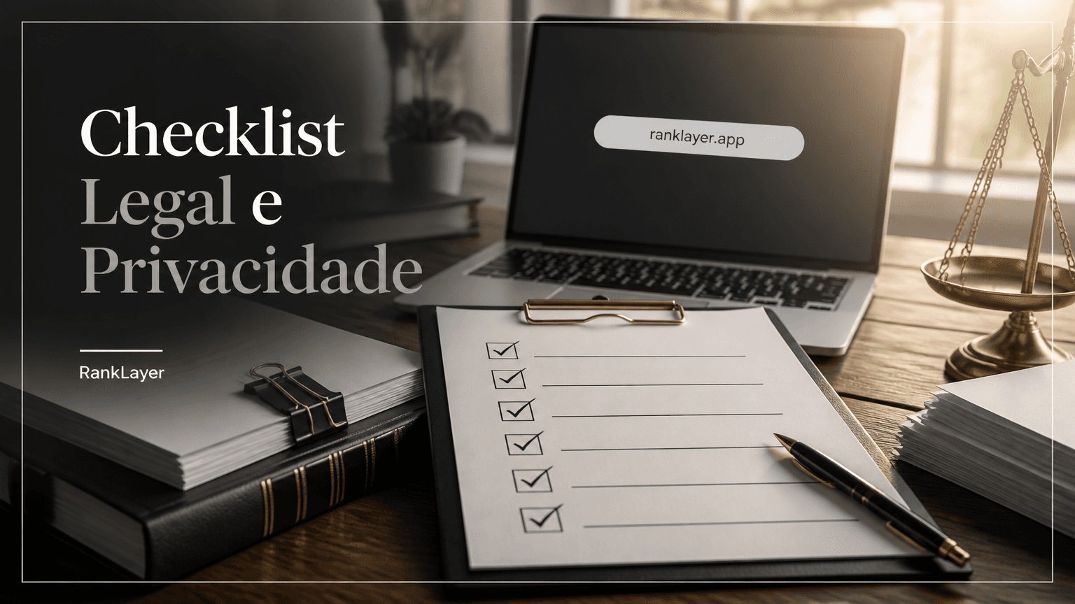 Checklist legal e de privacidade para publicar um blog automático com IA