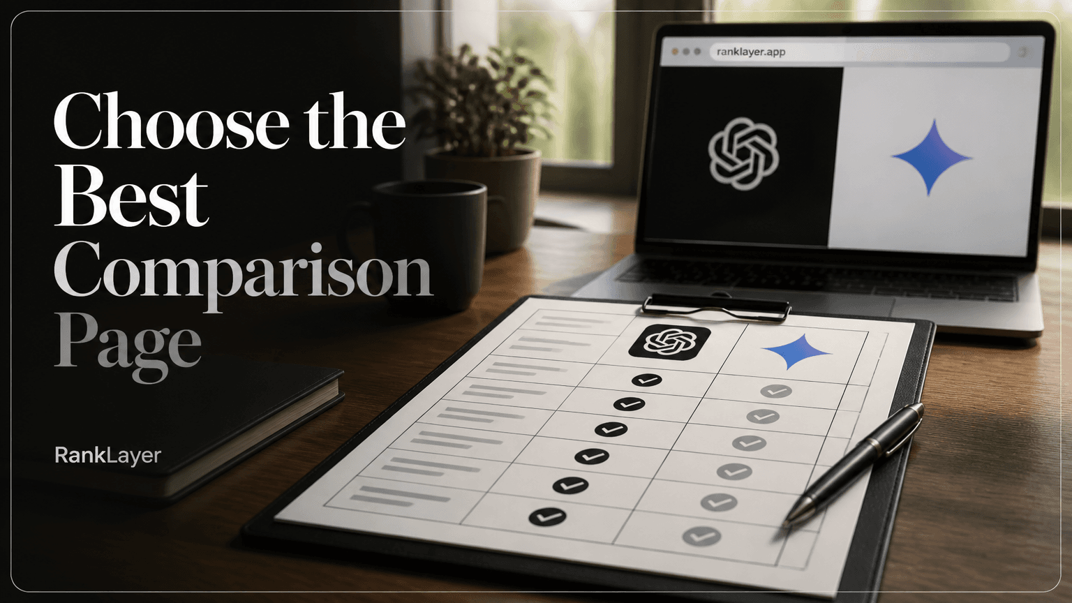 How to Choose the Best Comparison Page Format to Get Quoted by ChatGPT and Gemini