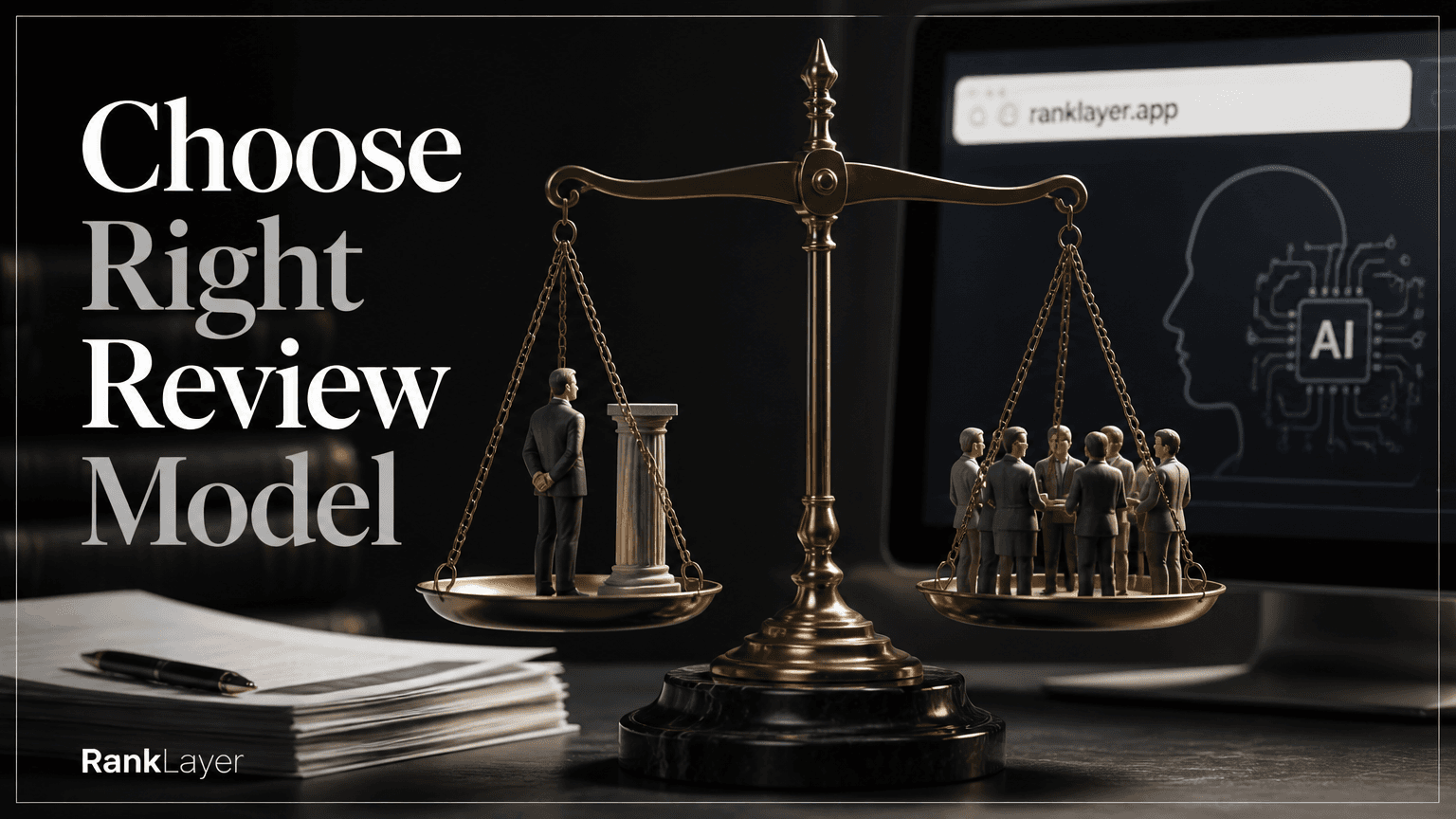 How to Choose the Right Human Review Model for an Automatic AI Blog in Regulated Professions