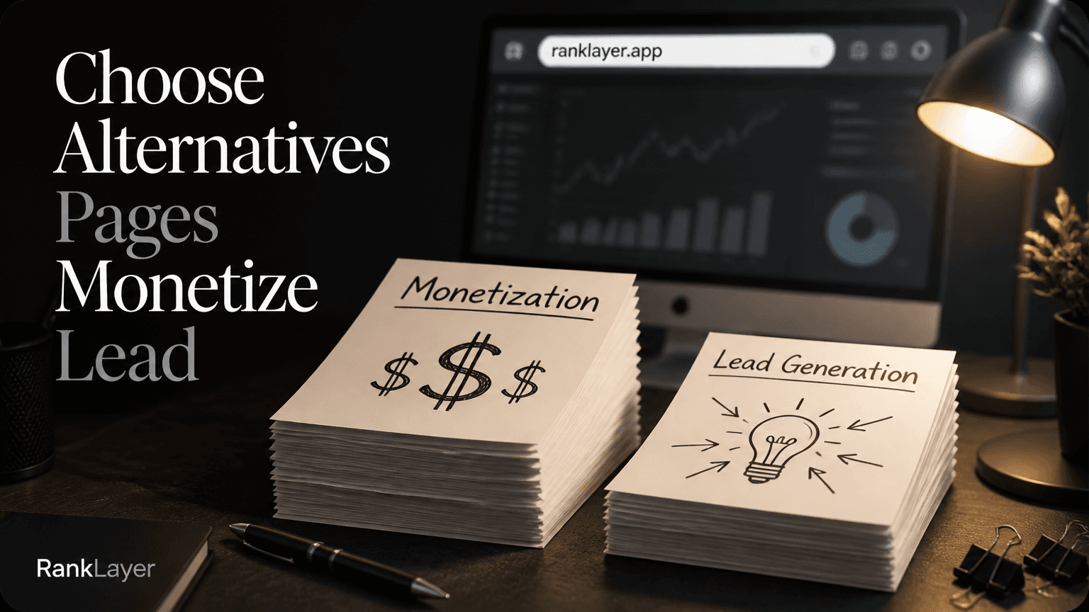 How to Choose Which Alternatives Pages to Monetize vs Use for Lead Generation