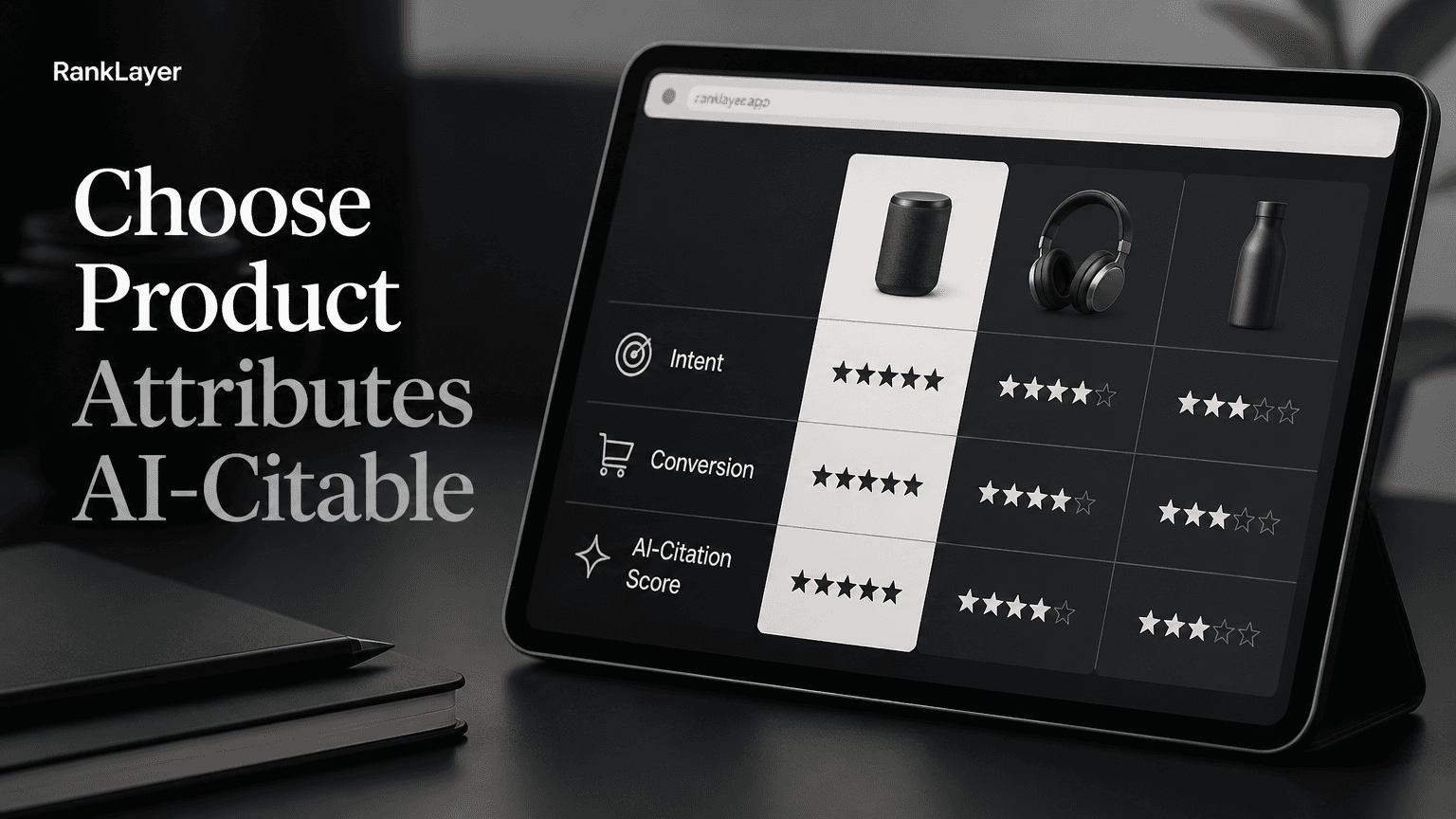 How to Choose Product Attributes for AI-Citable Comparison Pages