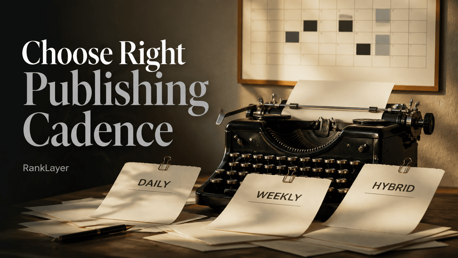 How to Choose the Right Publishing Cadence for an Automatic AI Blog