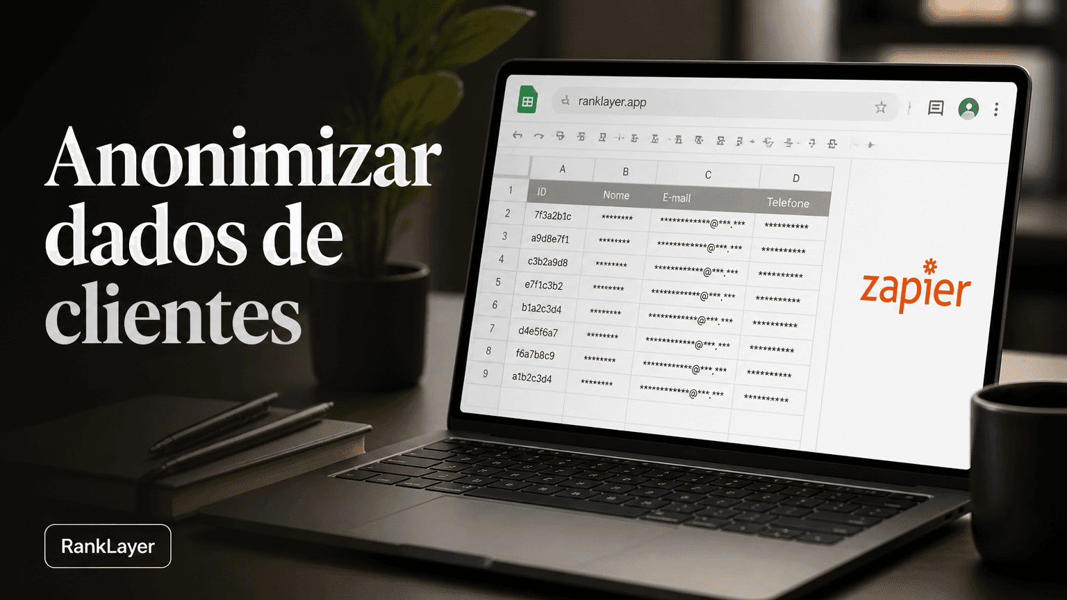 Como anonimizar dados de clientes antes de alimentar um blog automático com IA
