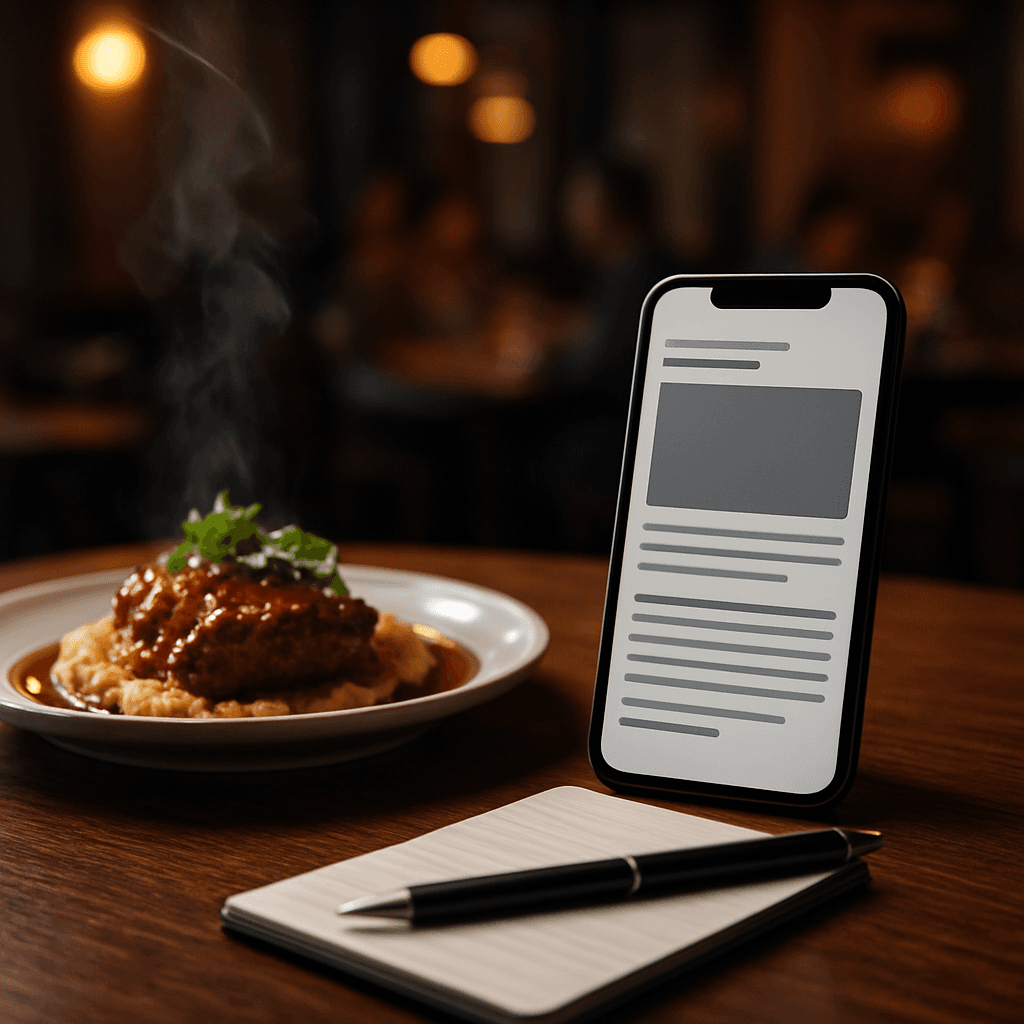 Cómo los restaurantes pueden captar clientes de último minuto con un blog diario con IA, sin tener sitio web