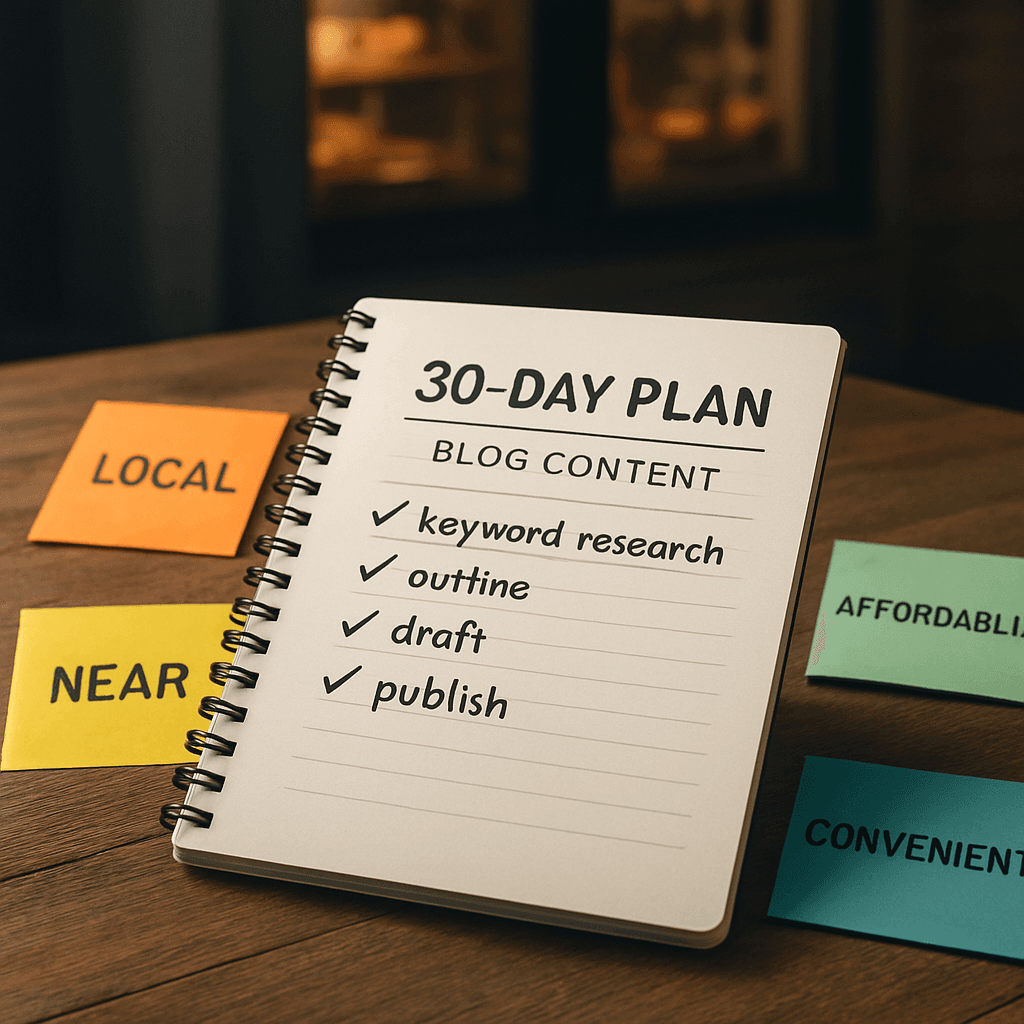 Cómo un blog diario con IA convierte keywords de tráfico a pie en clientes de tienda