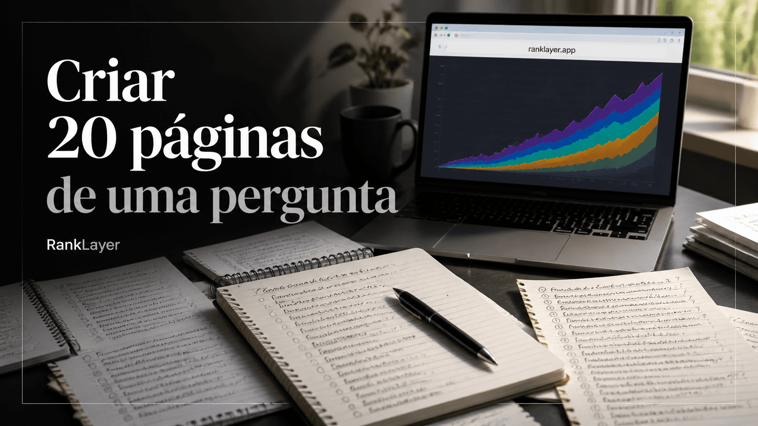 Como criar 20 páginas de uma pergunta que ChatGPT e Gemini podem citar em 7 dias