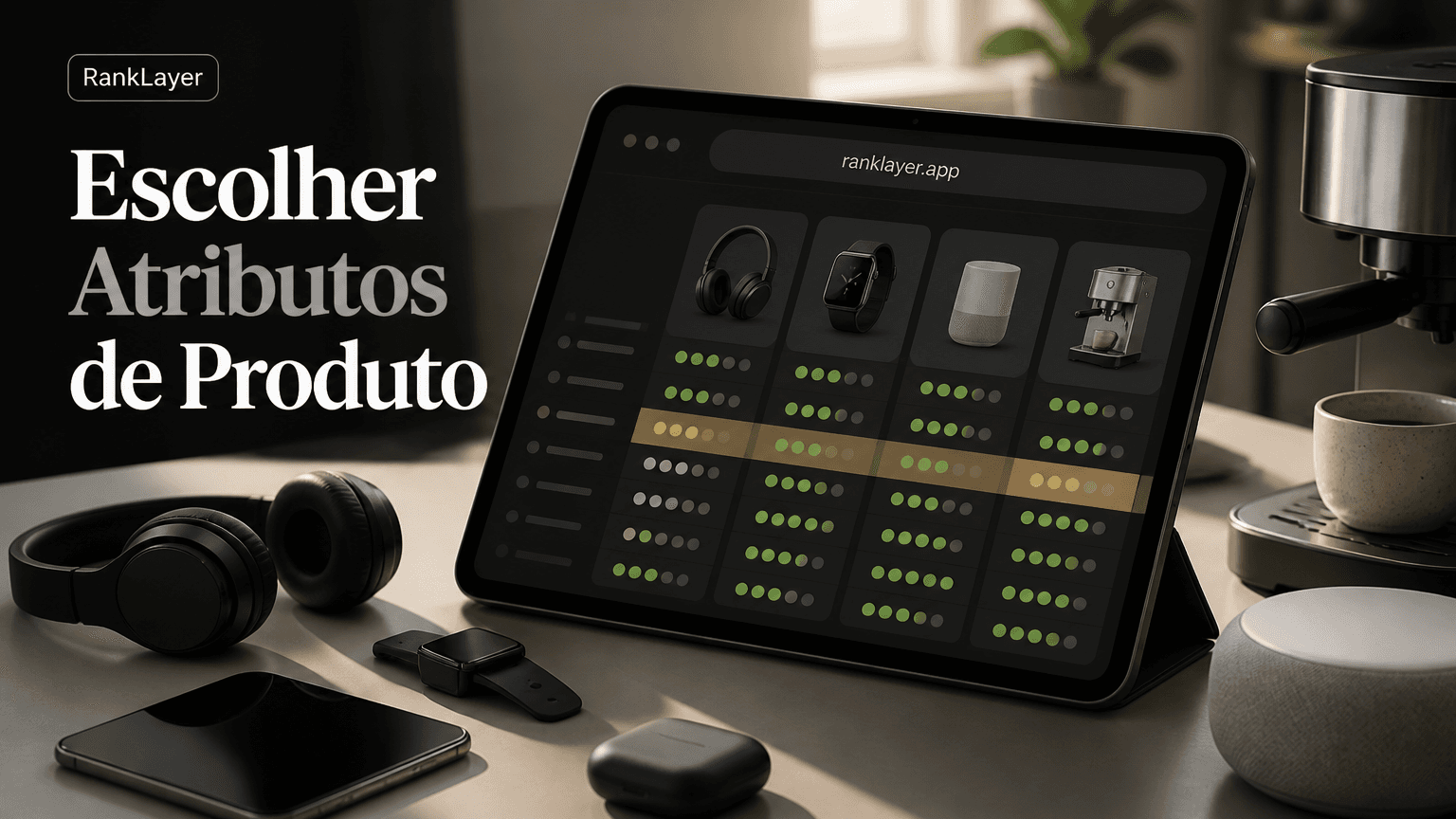 Como escolher quais atributos de produto incluir em páginas de comparação citáveis por IA