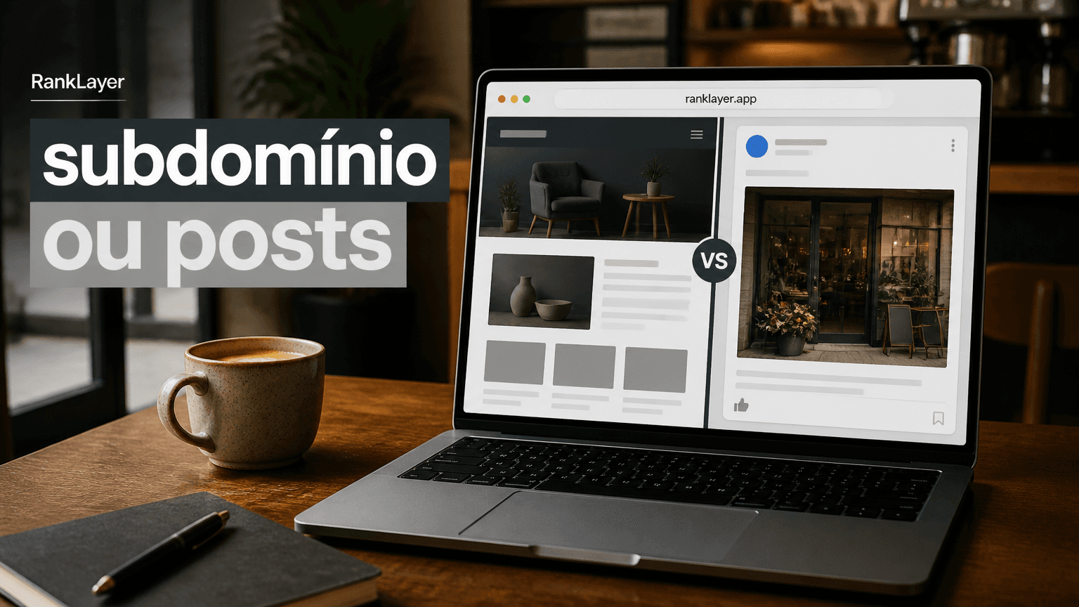 Como escolher entre um blog automático em subdomínio e posts do Google Perfil da Empresa