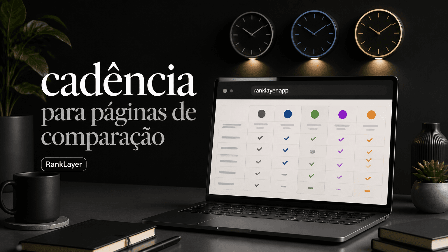 Como escolher a cadência certa para páginas de comparação