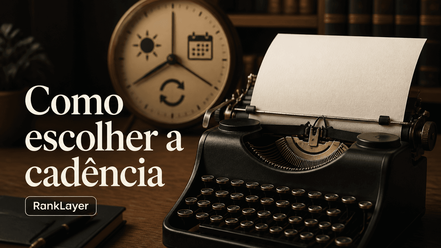 Como escolher a cadência certa para um blog automático com IA