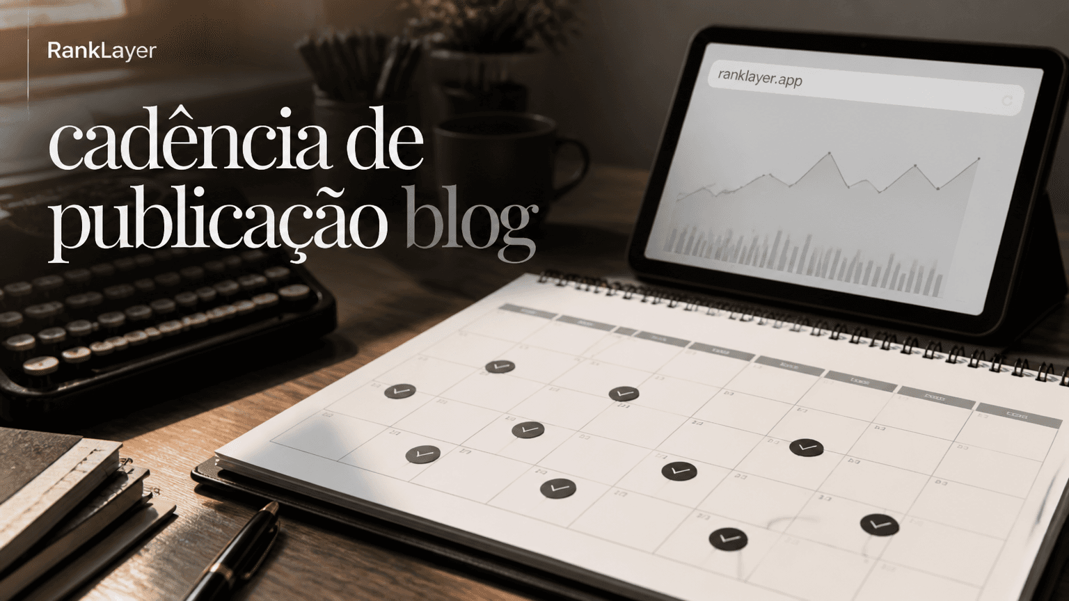 Como escolher a cadência certa para um blog automático com IA