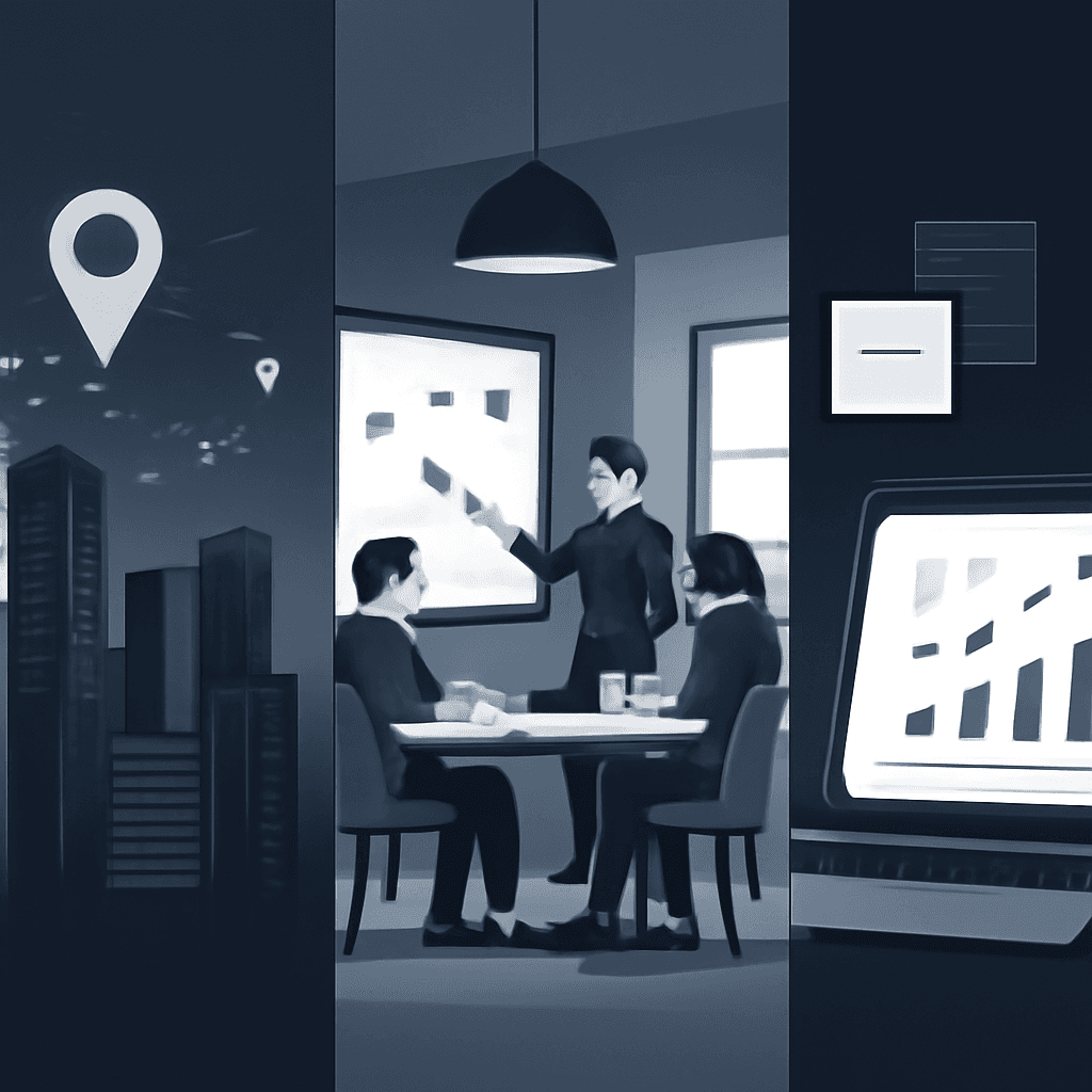 Como escolher entre páginas por cidade, hubs regionais e landing pages nacionais para SaaS