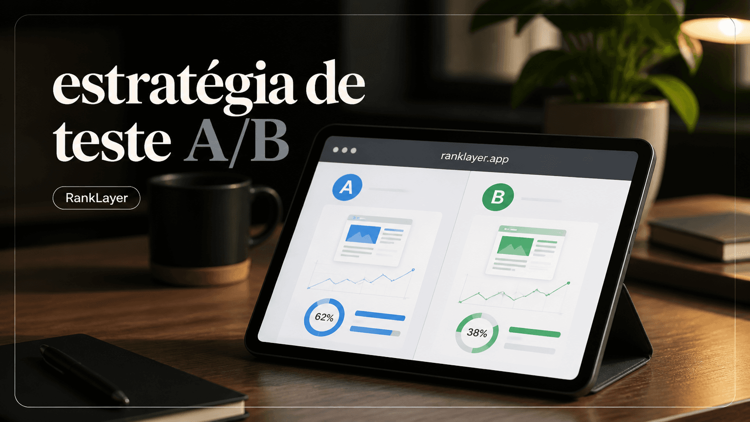 Como escolher uma estratégia de teste A/B para um blog automático com IA