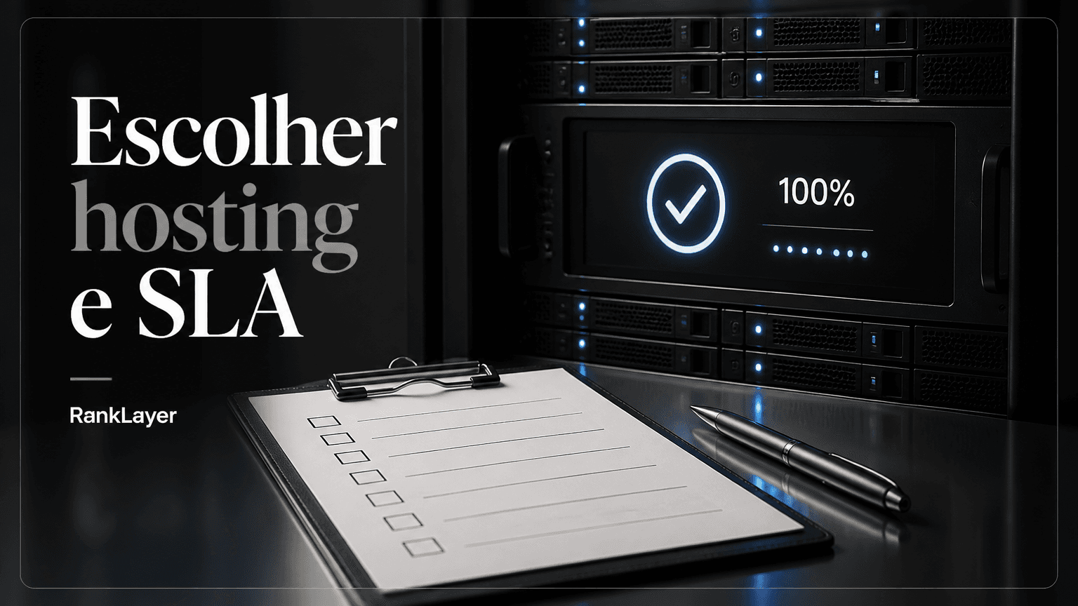 Como escolher hosting e SLA para um blog automático com IA