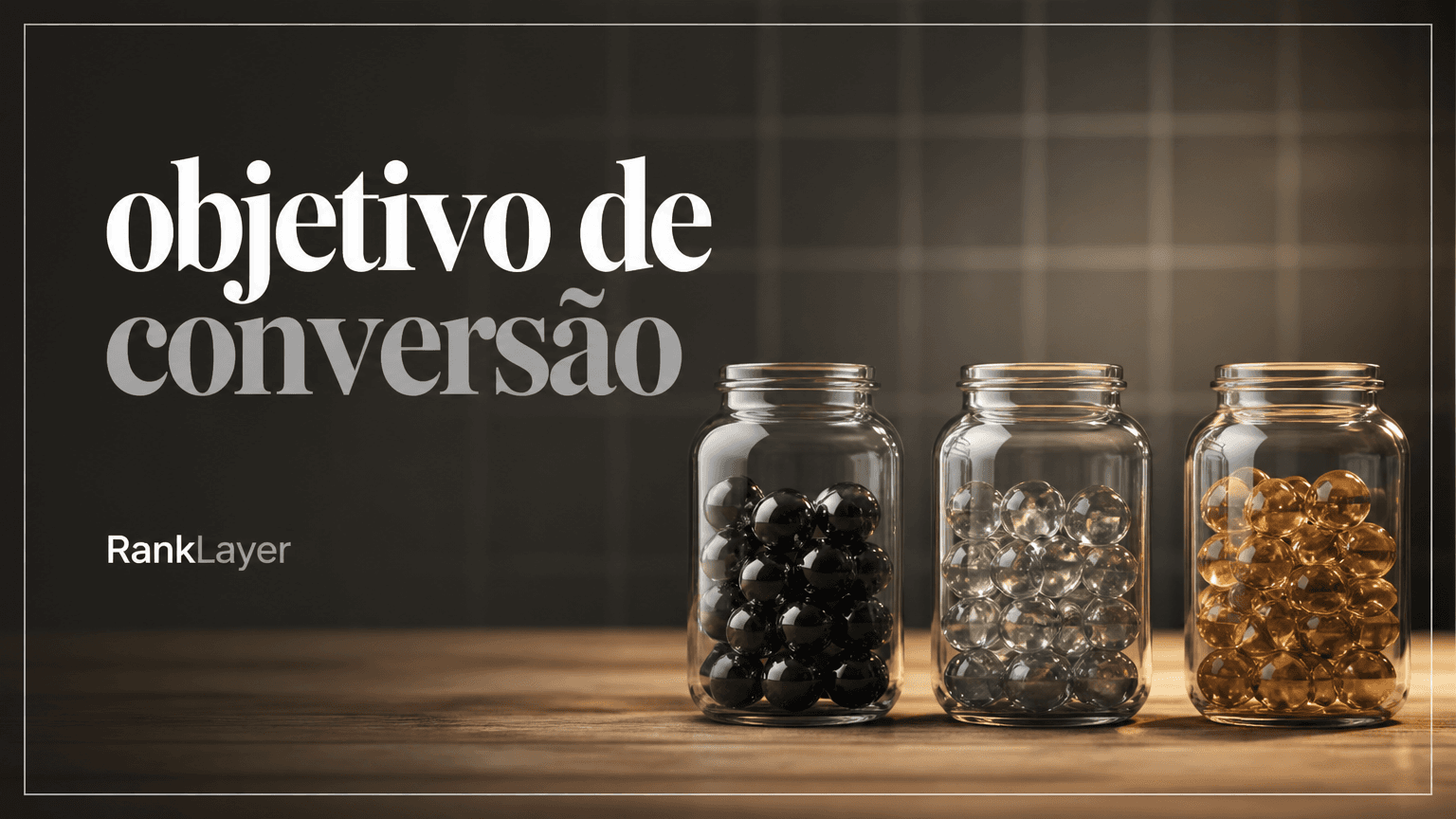 Como escolher o objetivo de conversão para páginas de alternativas