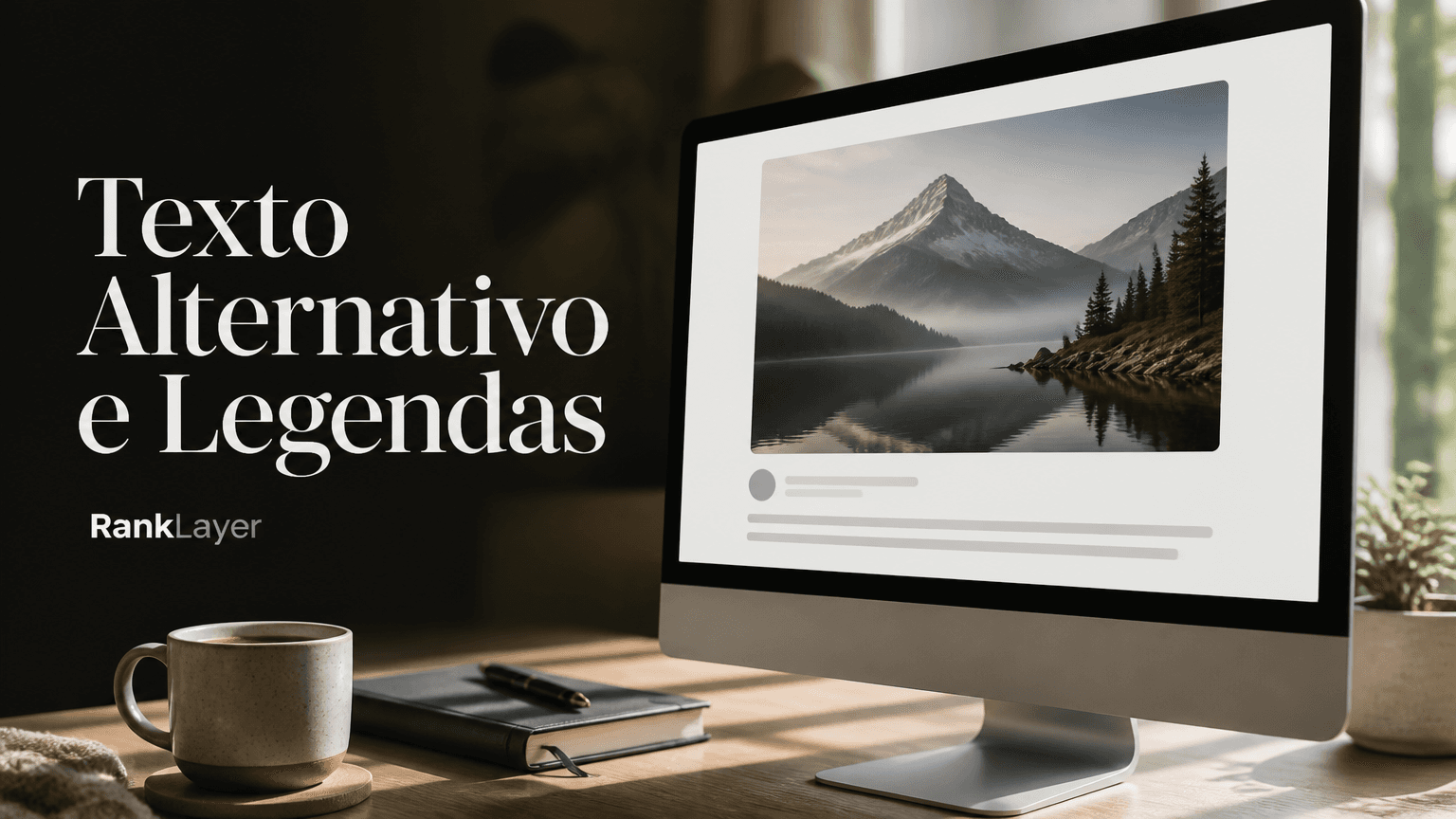 Como escrever texto alternativo e legendas que aumentam as chances de citação por IA
