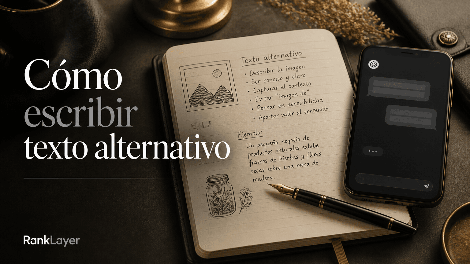Cómo escribir texto alternativo y pies de foto que las IA sí pueden entender y citar