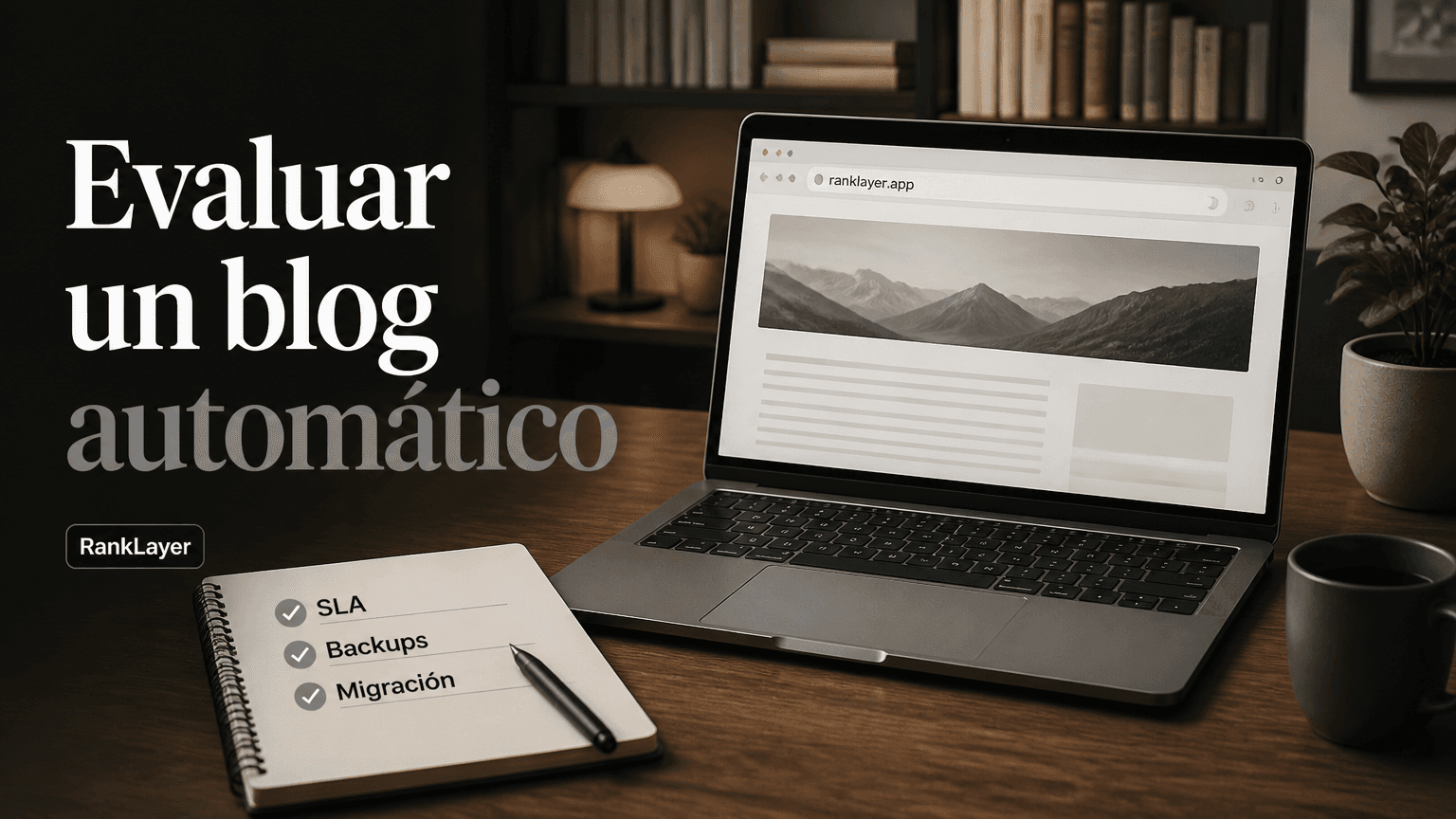 Cómo evaluar un blog con IA hospedado: checklist de SLA, copias de seguridad y portabilidad