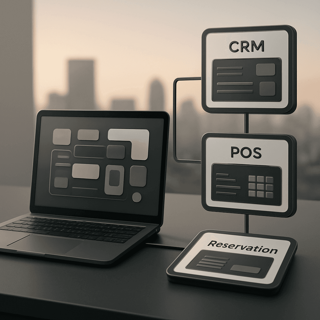 Como integrar CRM, POS e dados de reservas com um blog automático com IA para gerar páginas de SEO local