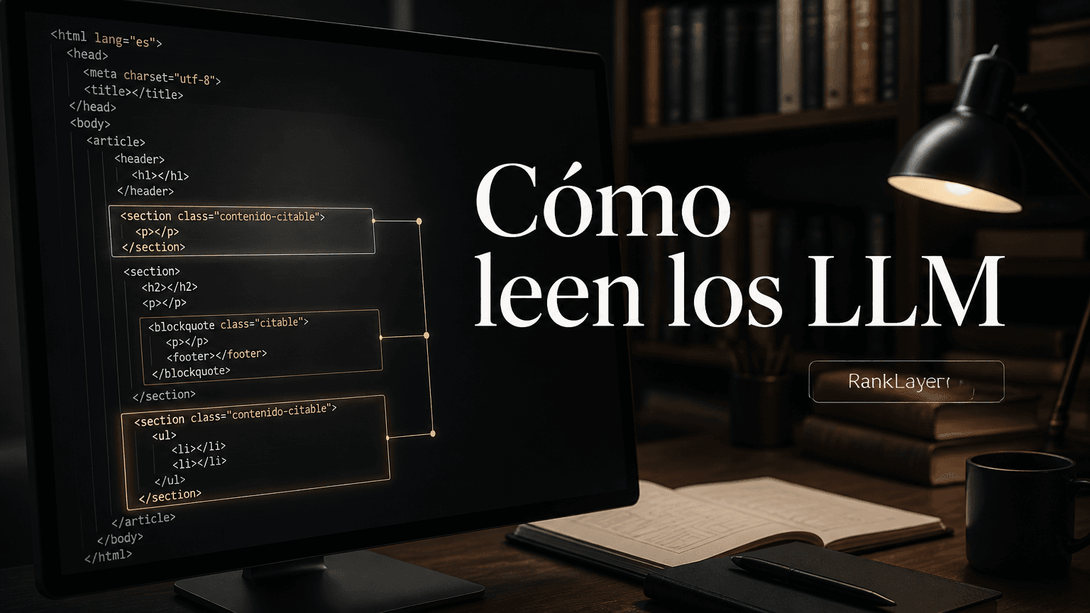 Cómo leen los LLM las páginas web: guía sencilla para que ChatGPT, Gemini y Perplexity te citen