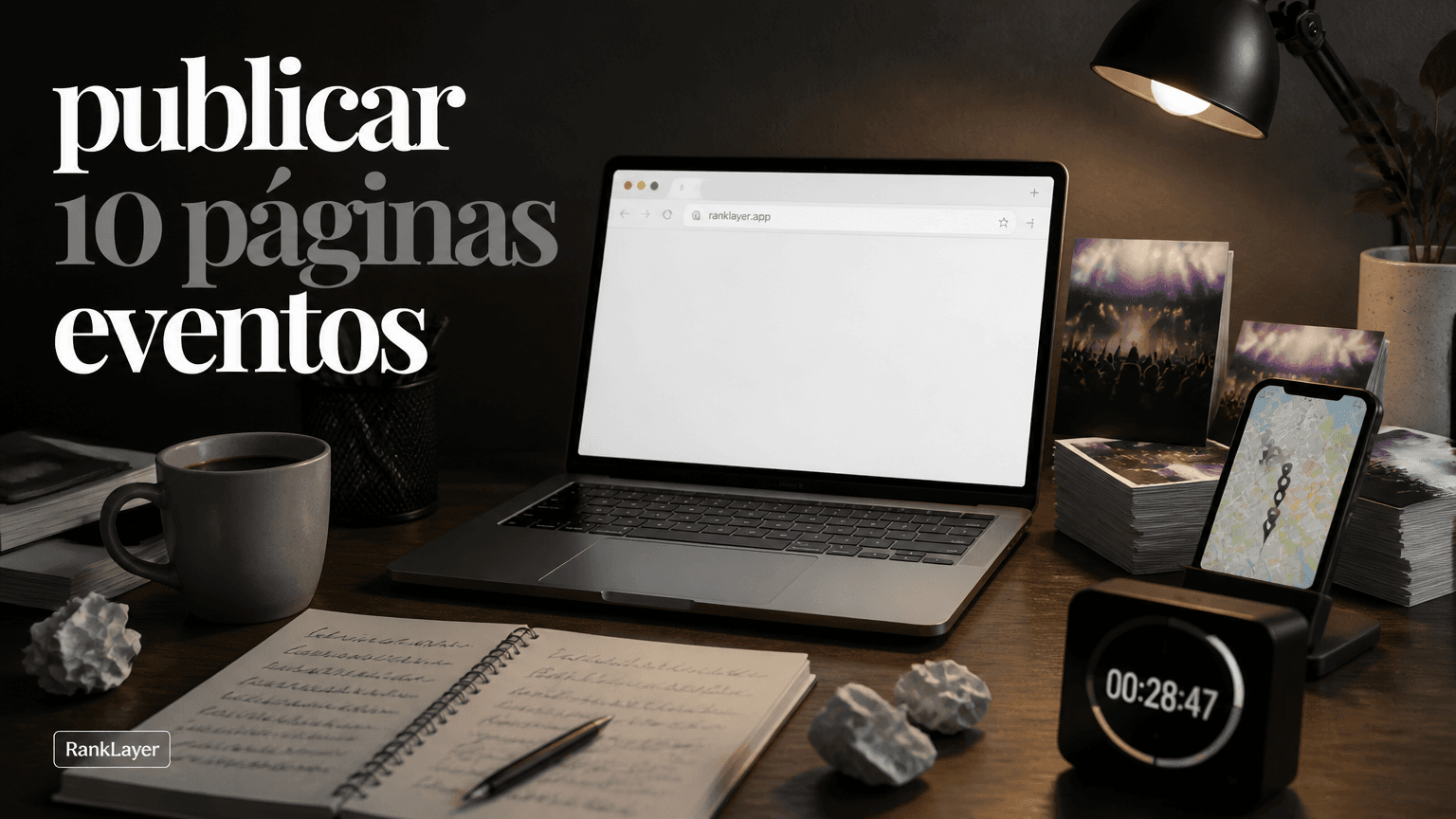 Como publicar 10 páginas de eventos em 48 horas, sem precisar de site