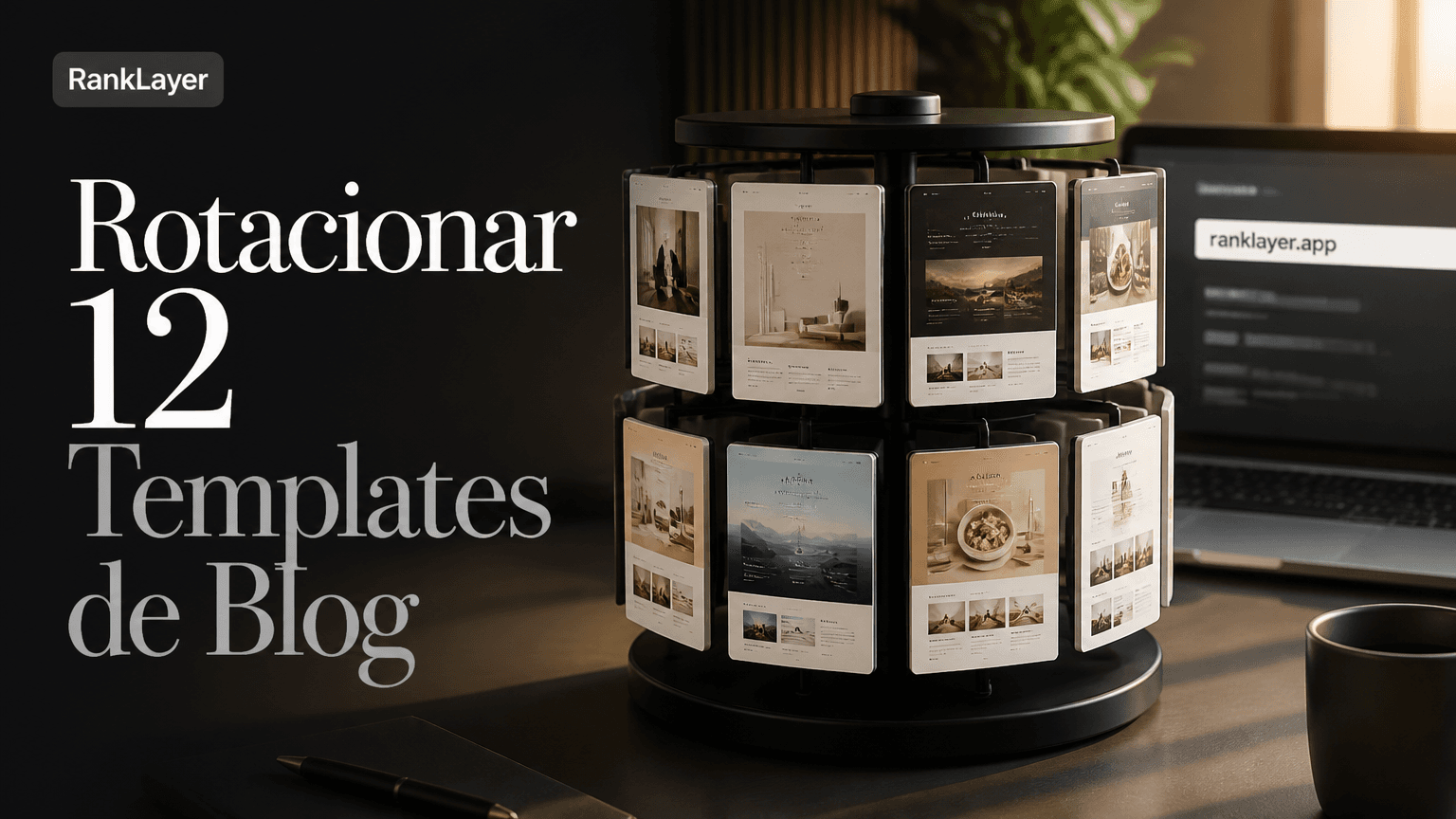 Como Rotacionar 12 Templates de Blog para Manter seu Conteúdo Fresco e Citável por IAs