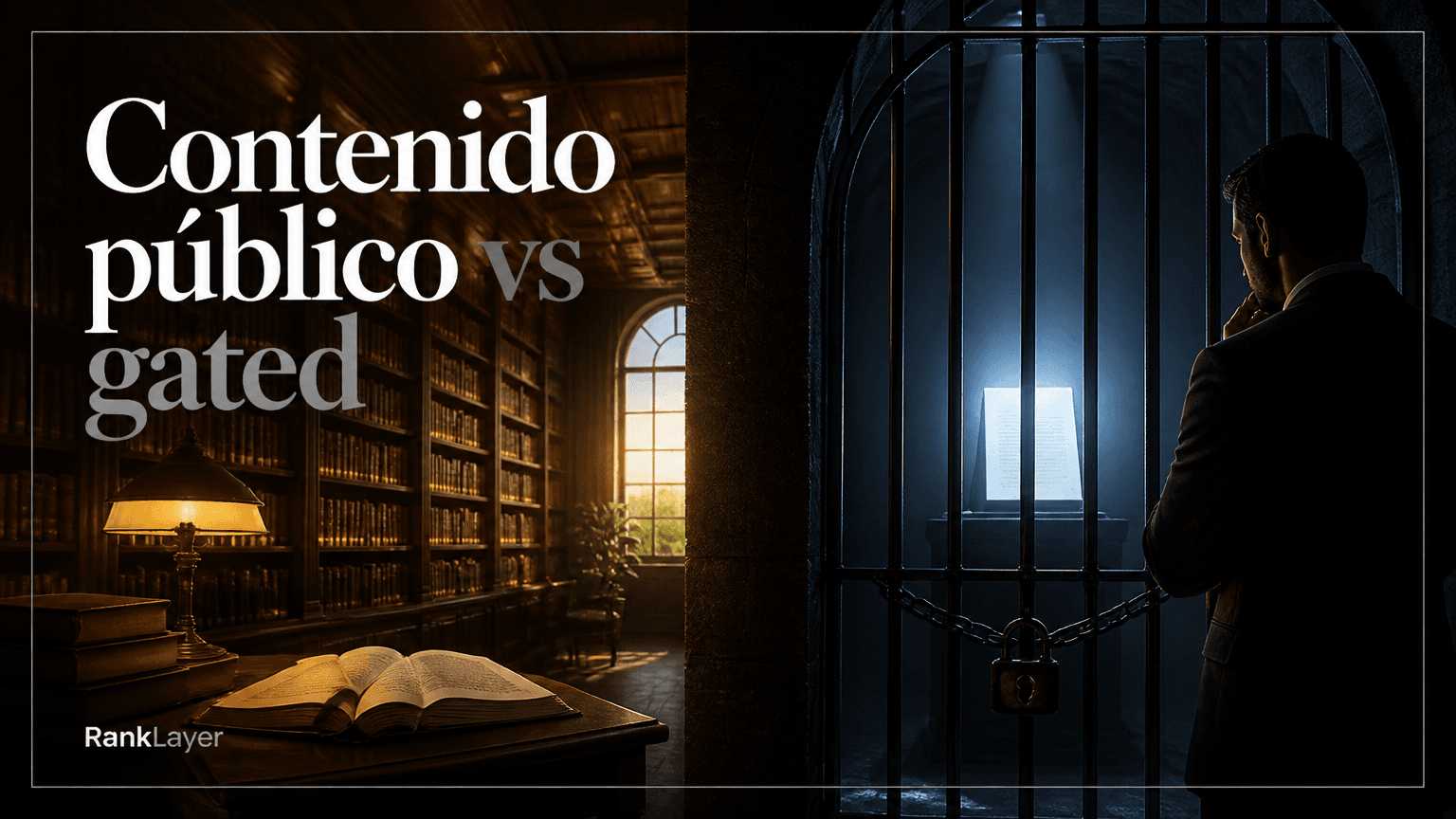 Contenido público vs gated: cómo elegir la visibilidad correcta para que la IA te cite y puedas captar leads