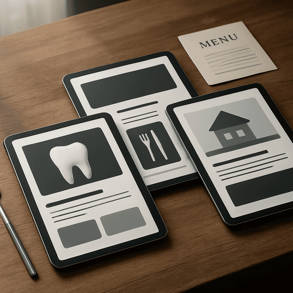 Which Automatic Blog Template Converts Best for Dentists, Restaurants, and Realtors?