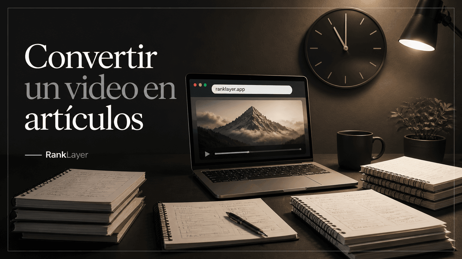 Cómo convertir un video en 30 artículos de blog citables por IA en 48 horas