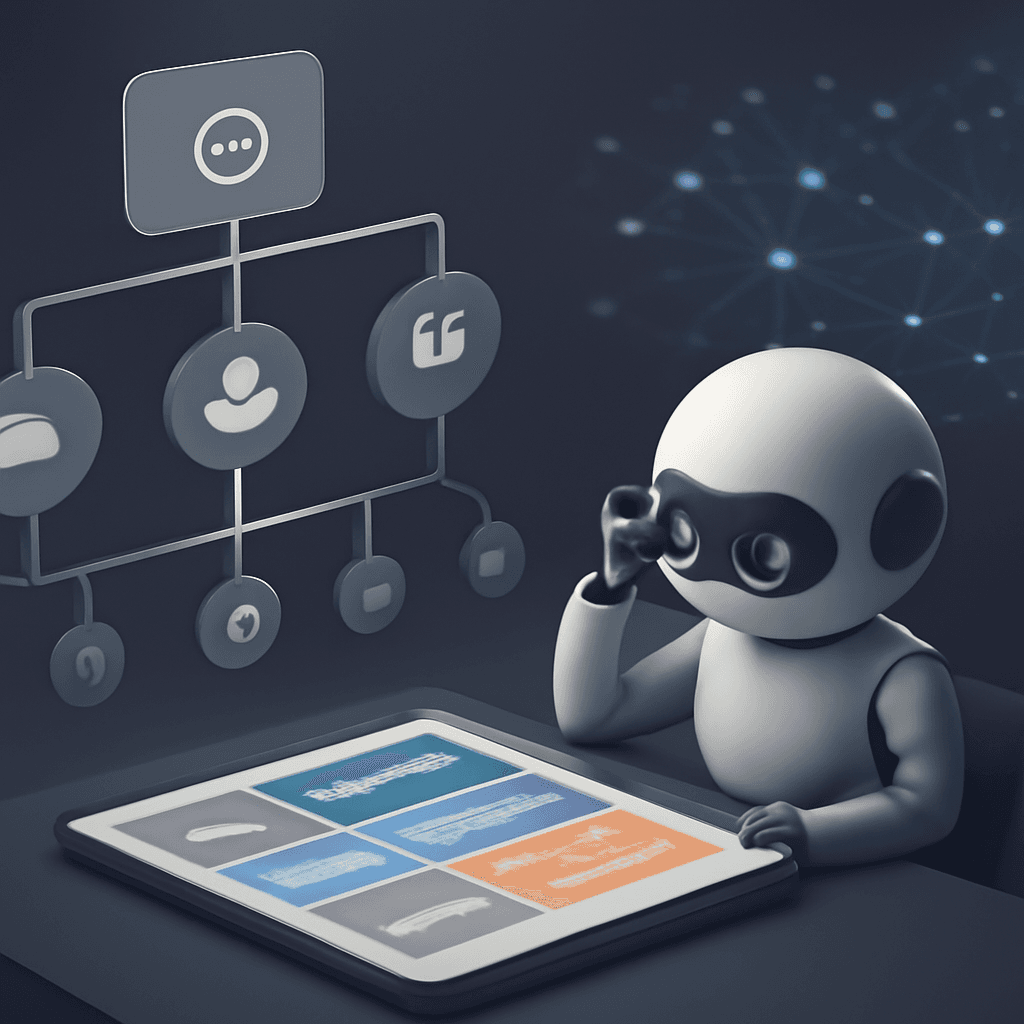 Cómo elegir la estrategia de subdominio para un blog automático con IA cuando no tienes sitio web (scorecard y flujo decisional)
