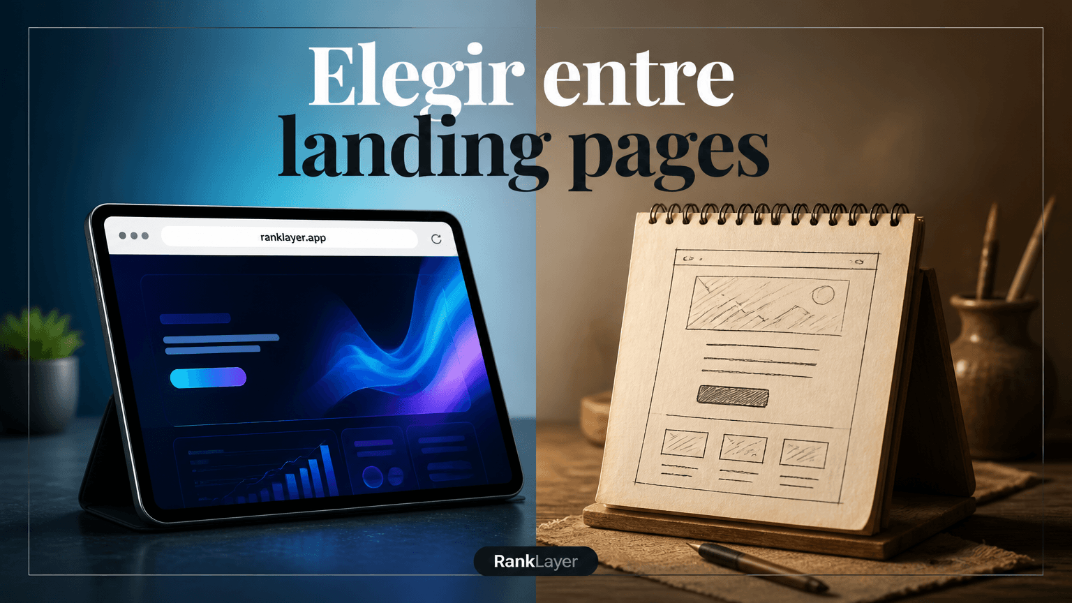 Cómo elegir entre landing pages diarias con IA y páginas evergreen artesanales
