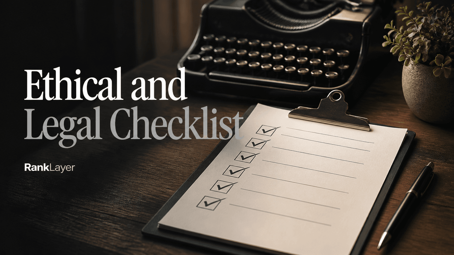 Ethical and Legal Checklist for Auto-Published AI Blogs