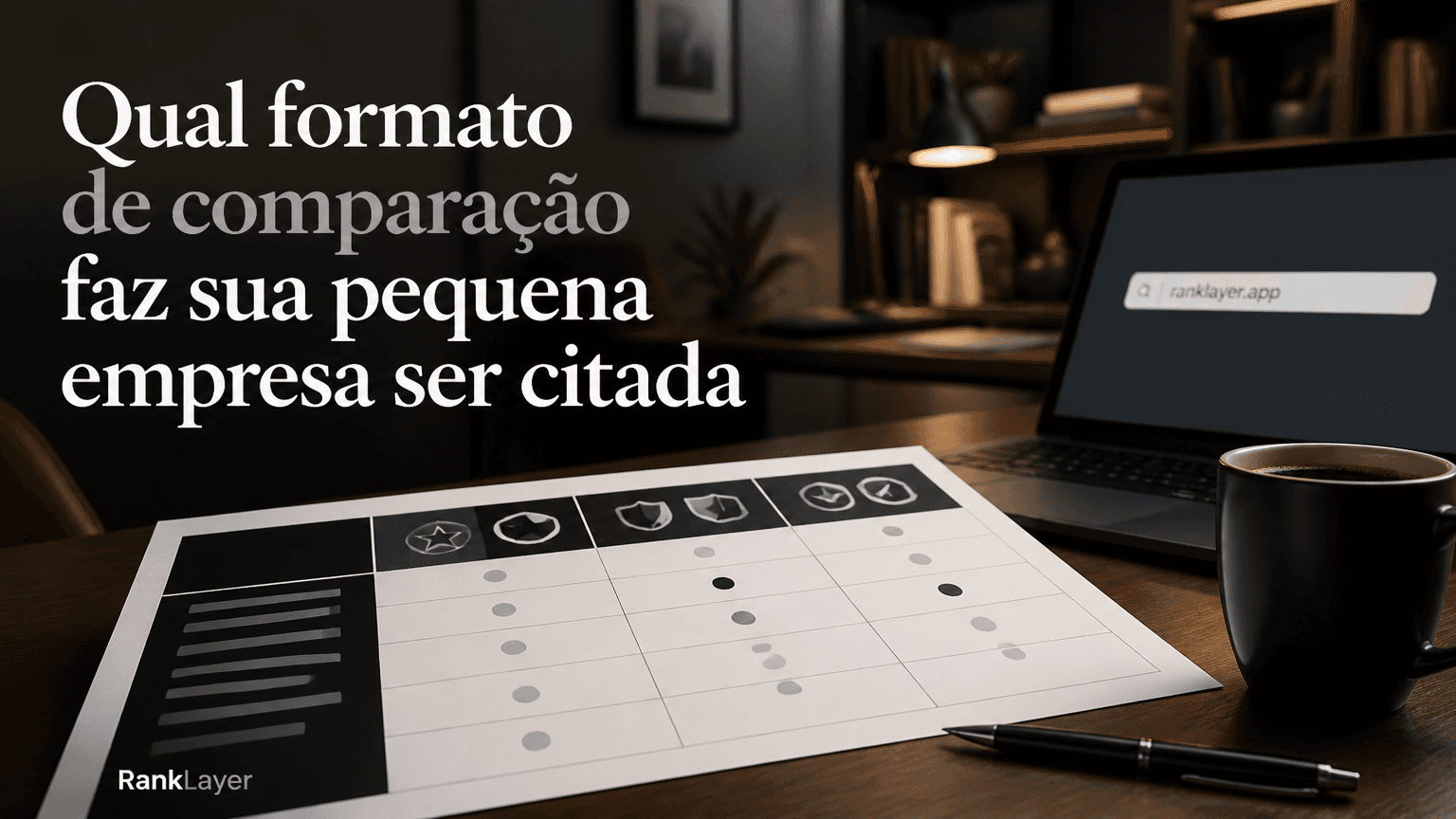 Qual formato de comparação será citado pelo ChatGPT e Gemini? Um framework de decisão para pequenas empresas