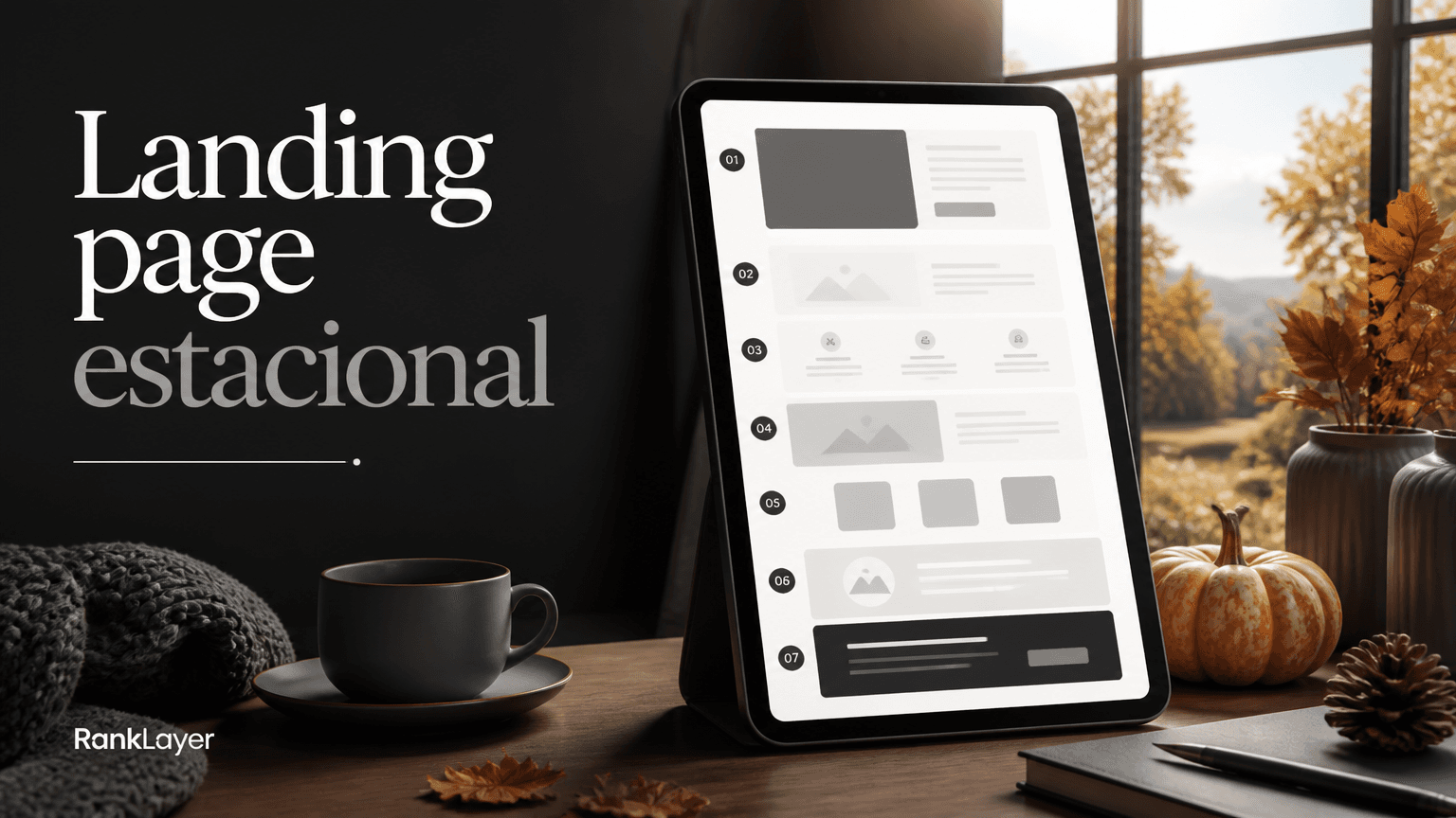 Fórmula de landing page estacional: 7 bloques para posicionar rápido y ser citado por ChatGPT
