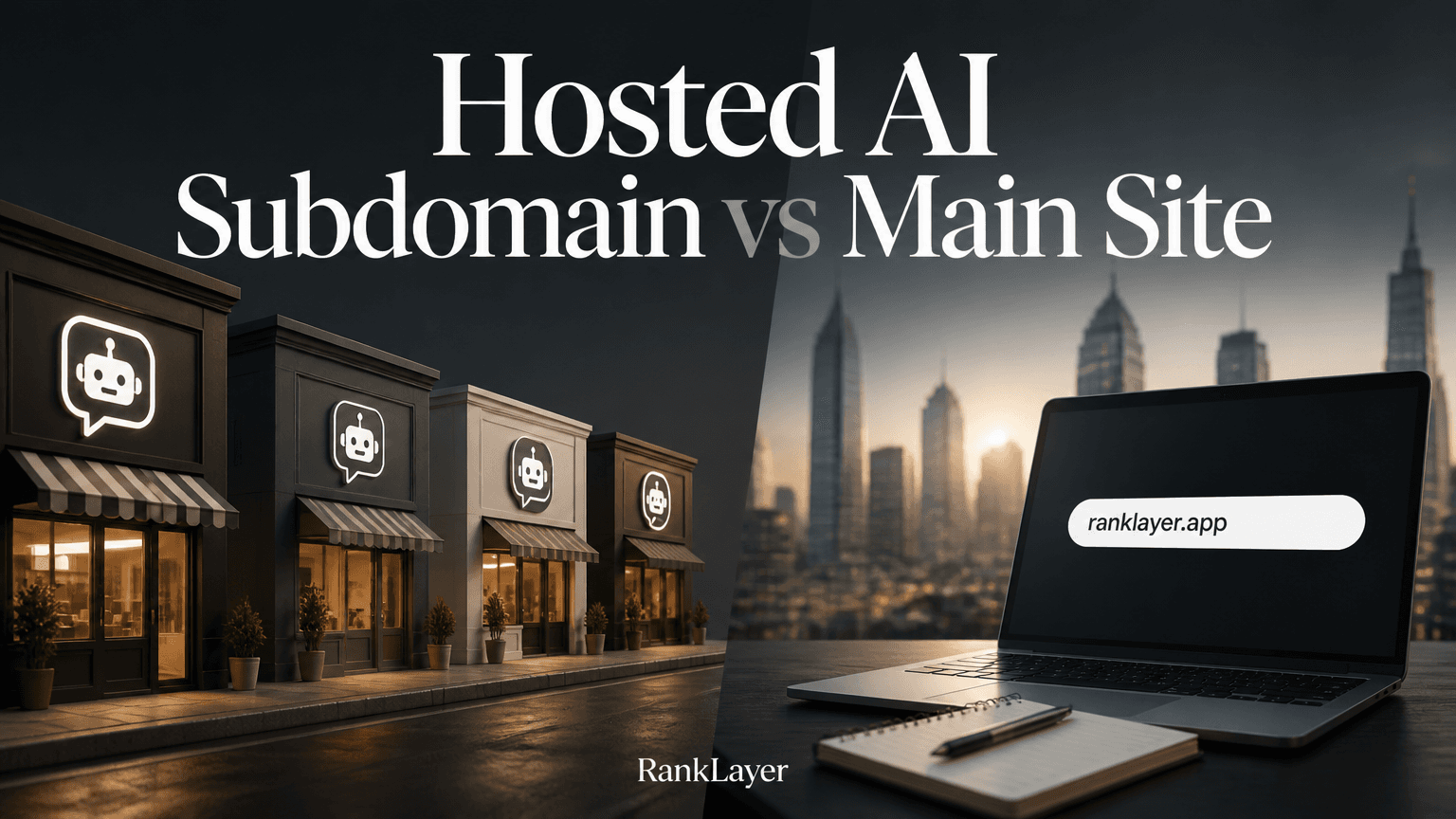 When to Use a Hosted AI Subdomain vs Your Main Site