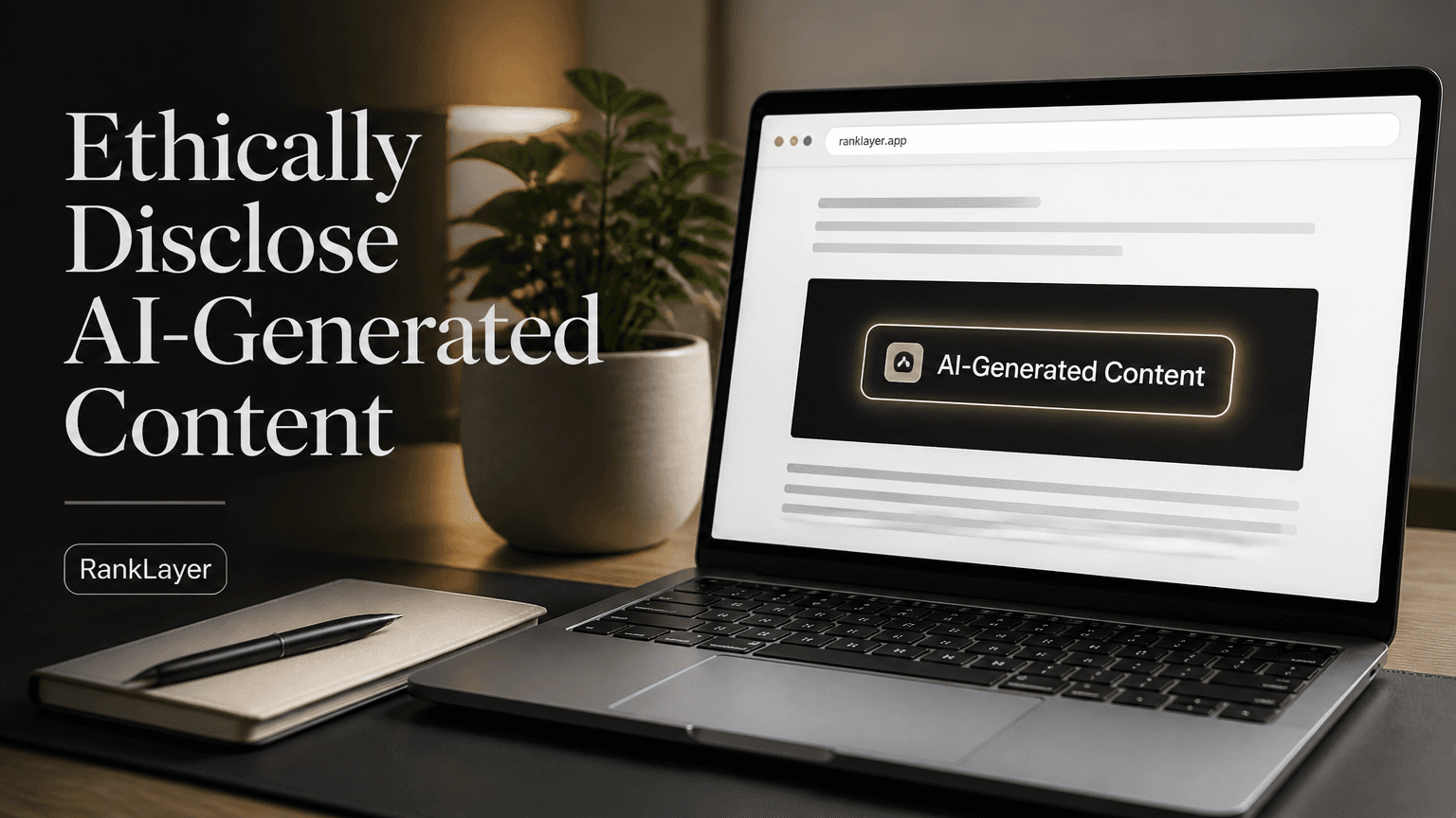 How to Ethically Disclose AI-Generated Blog Content: SEO-Safe Templates for Small Businesses